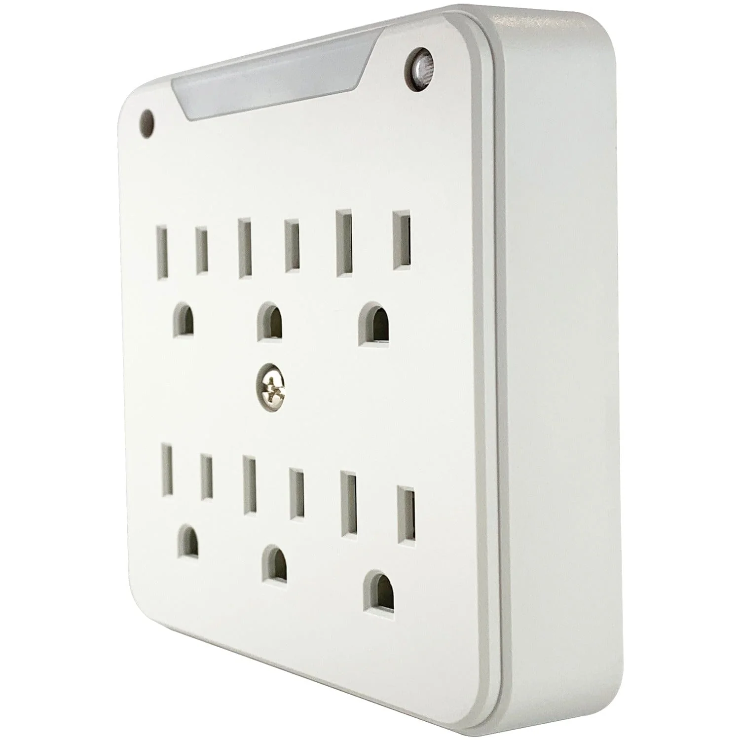 Stanley 6-AC Outlet 750-Joules SurgePro Surge-Suppression Night-Light Wall Tap, 33208 - Image 4