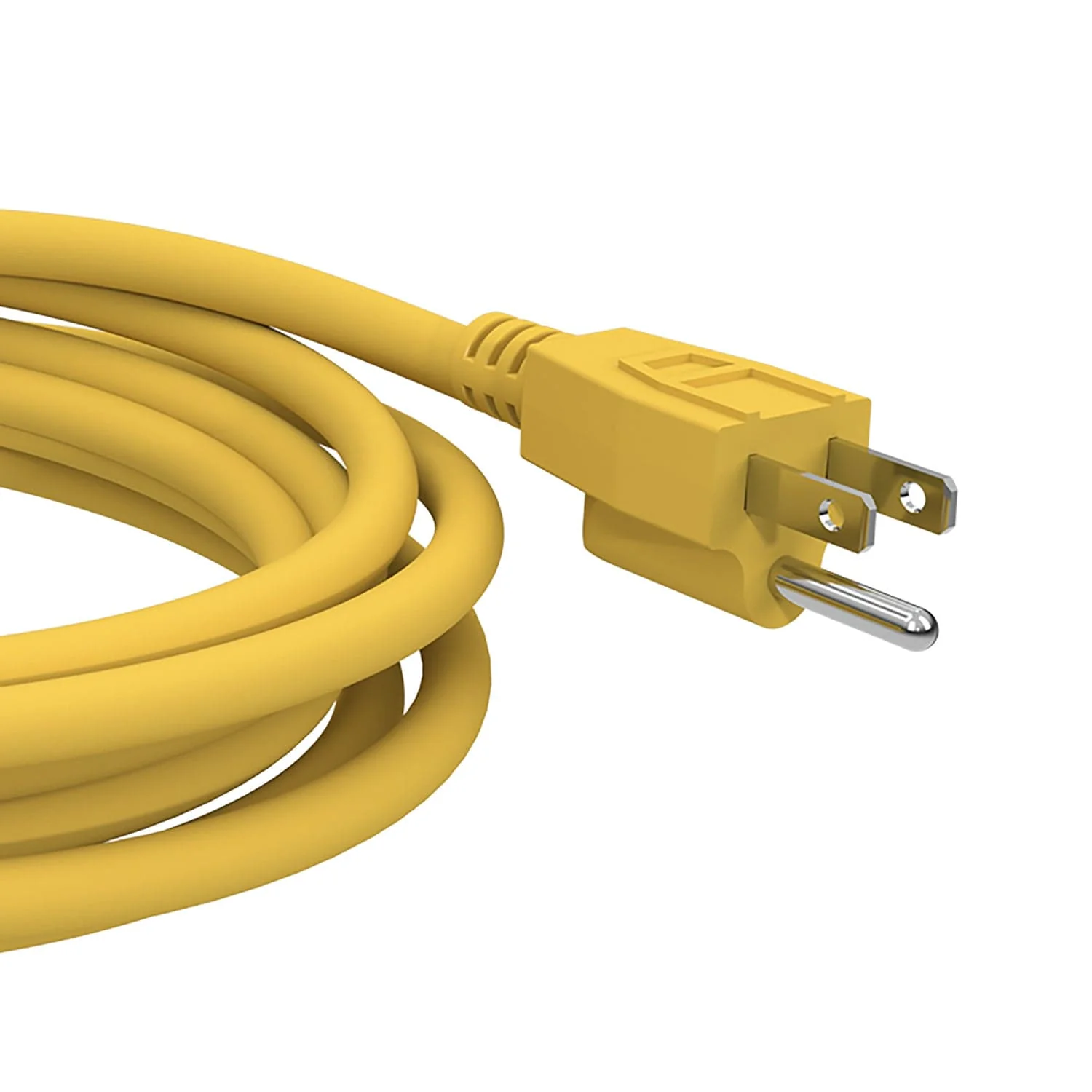 Stanley CordMax Shop 3-Outlet Heavy-Duty Grounded Indoor Extension Cord, 12-Ft., Yellow, 319121 - Image 3
