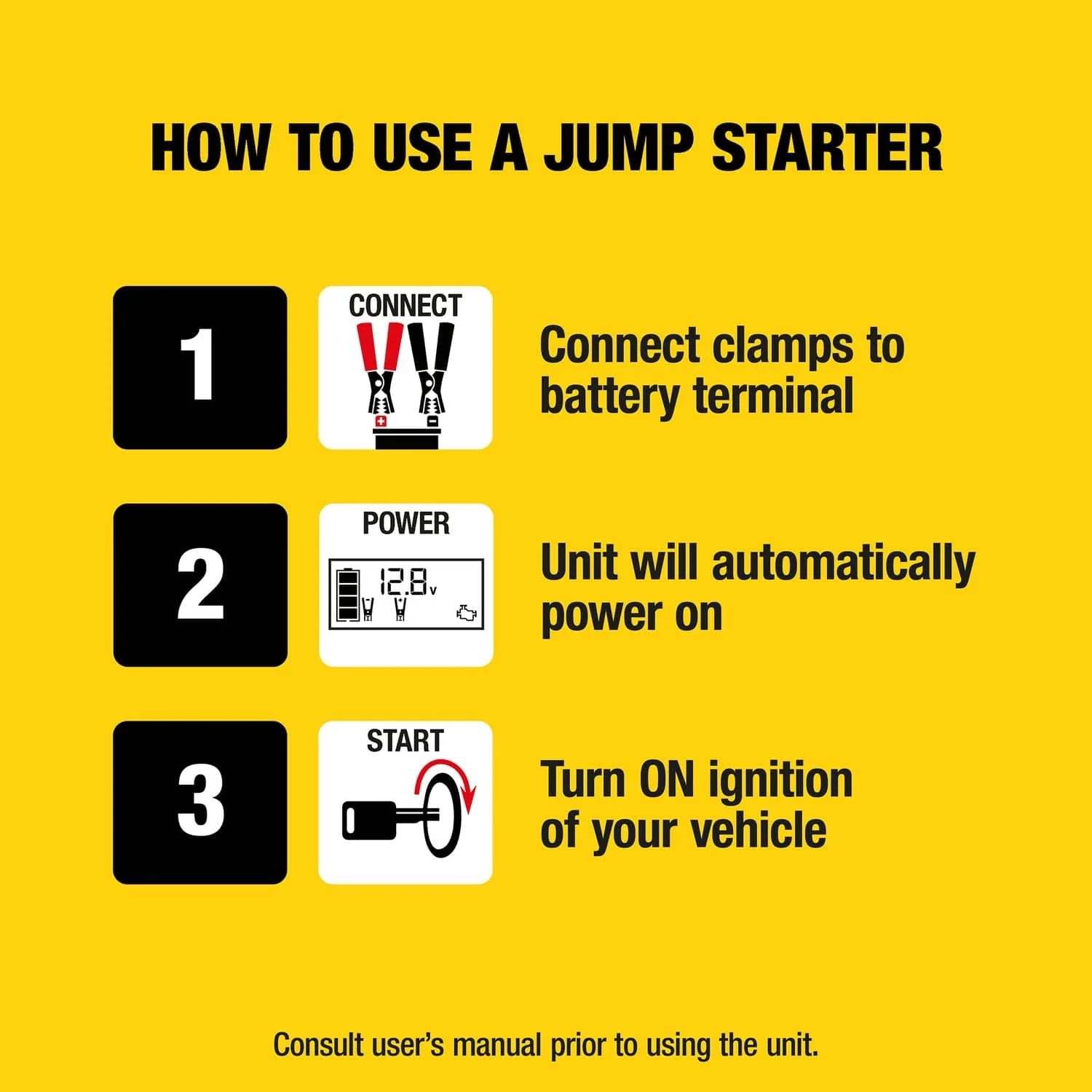 Stanley FATMAX 1800-Amp 12-Volt Automotive Jump Starter and USB Power Bank, LJ18FC - Image 3