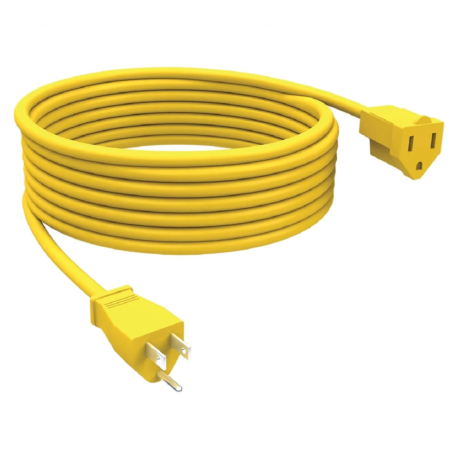Stanley Outdoor Grounded Power Extension Cord, Yellow, 15 Ft. - Image 2