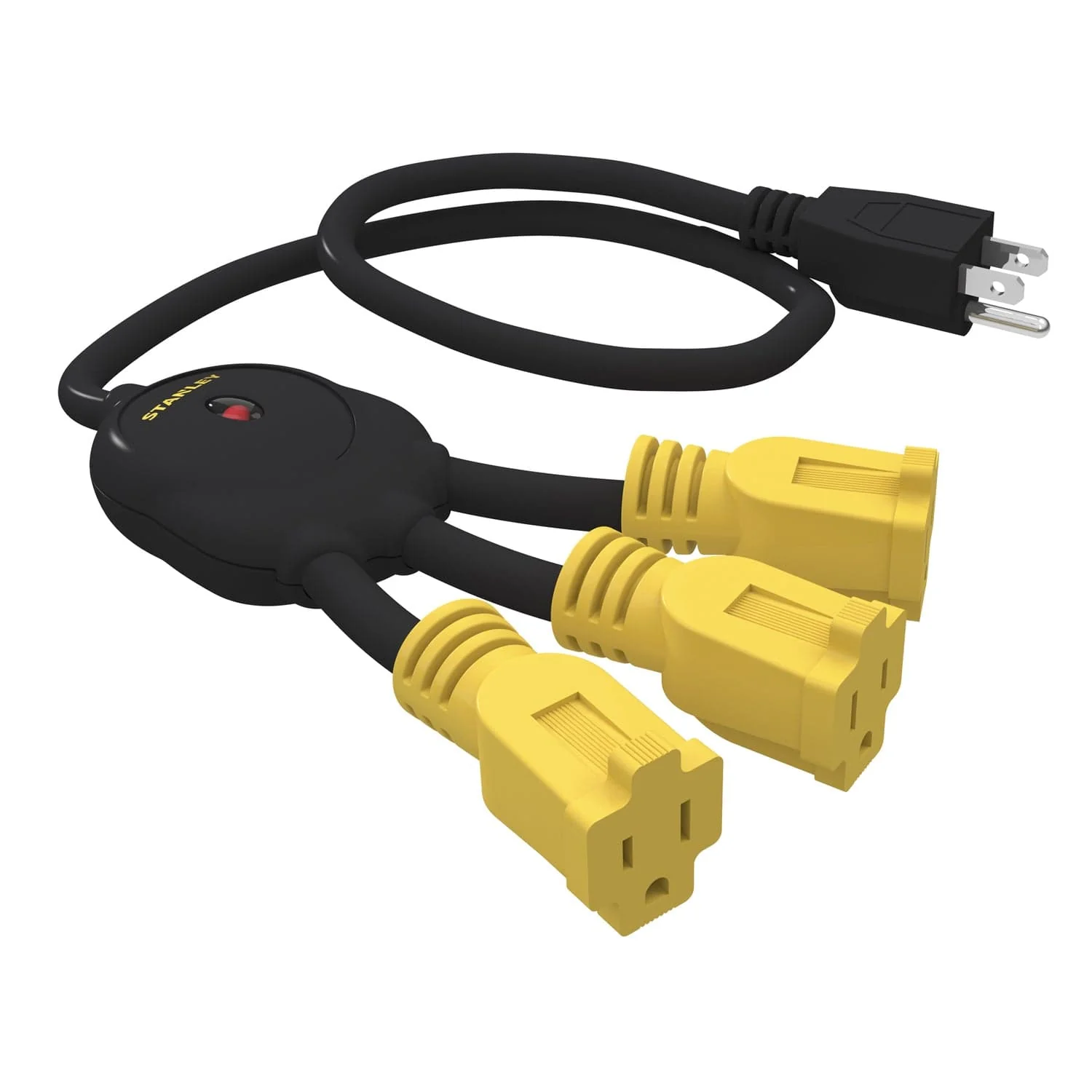Stanley PowerSquid Mini 3-Outlet Multiplier with 18-In. Cord