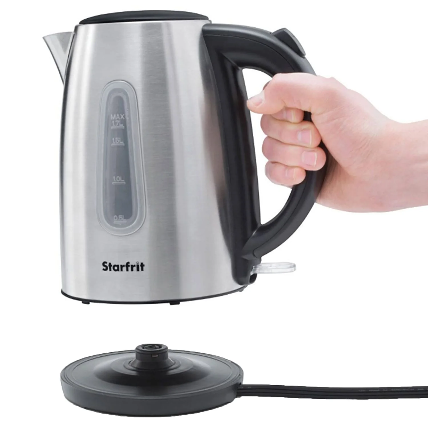 Starfrit 1.8-Quart Stainless Steel Electric Kettle - Image 3