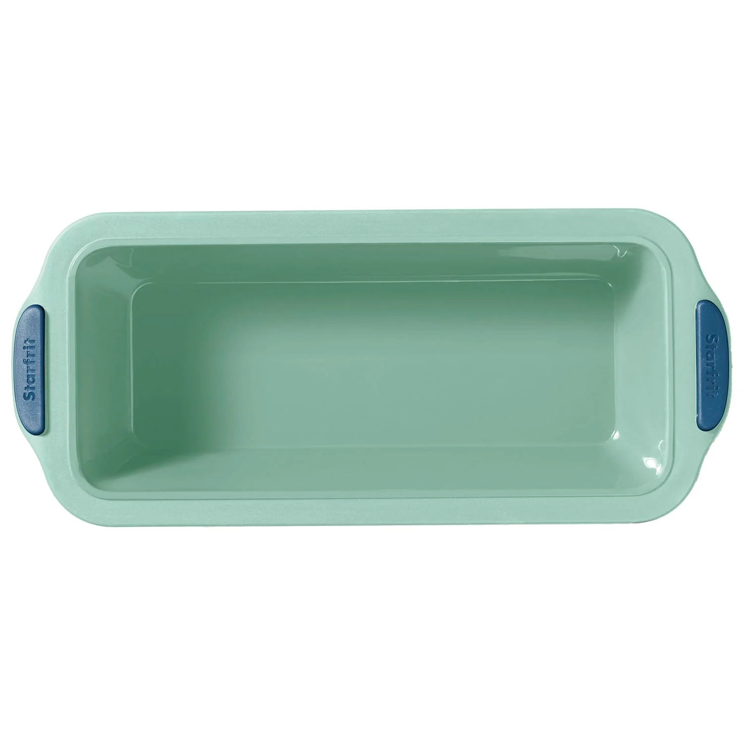 Starfrit 9.5-In. x 4-In. Silicone Loaf Pan with Integrated Metal Frame, Sage Green - Image 5