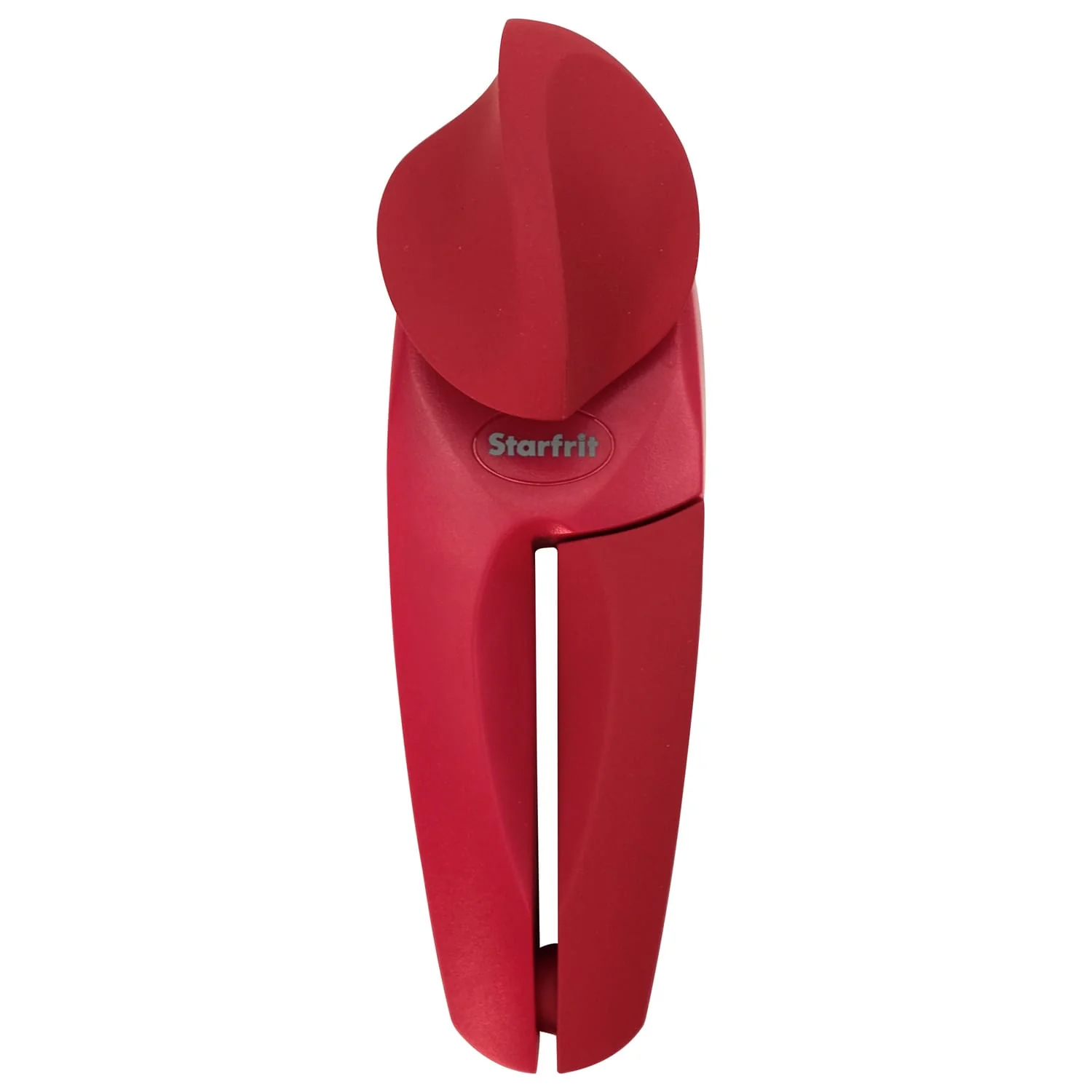 Starfrit MightiCan Heavy-Duty Non-Slip Knob Can Opener, Red