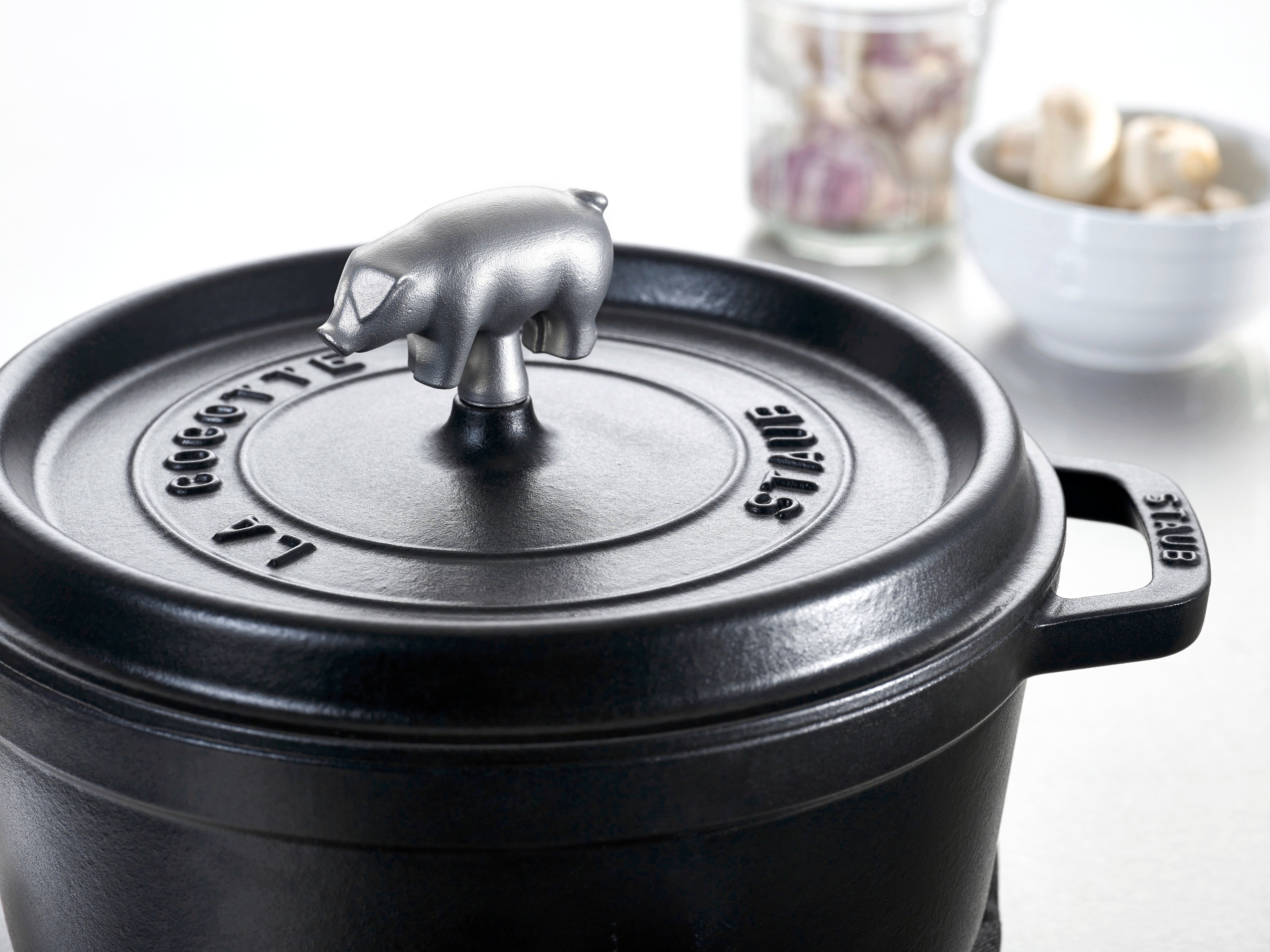 Staub Animal Knob - Pig - Image 3