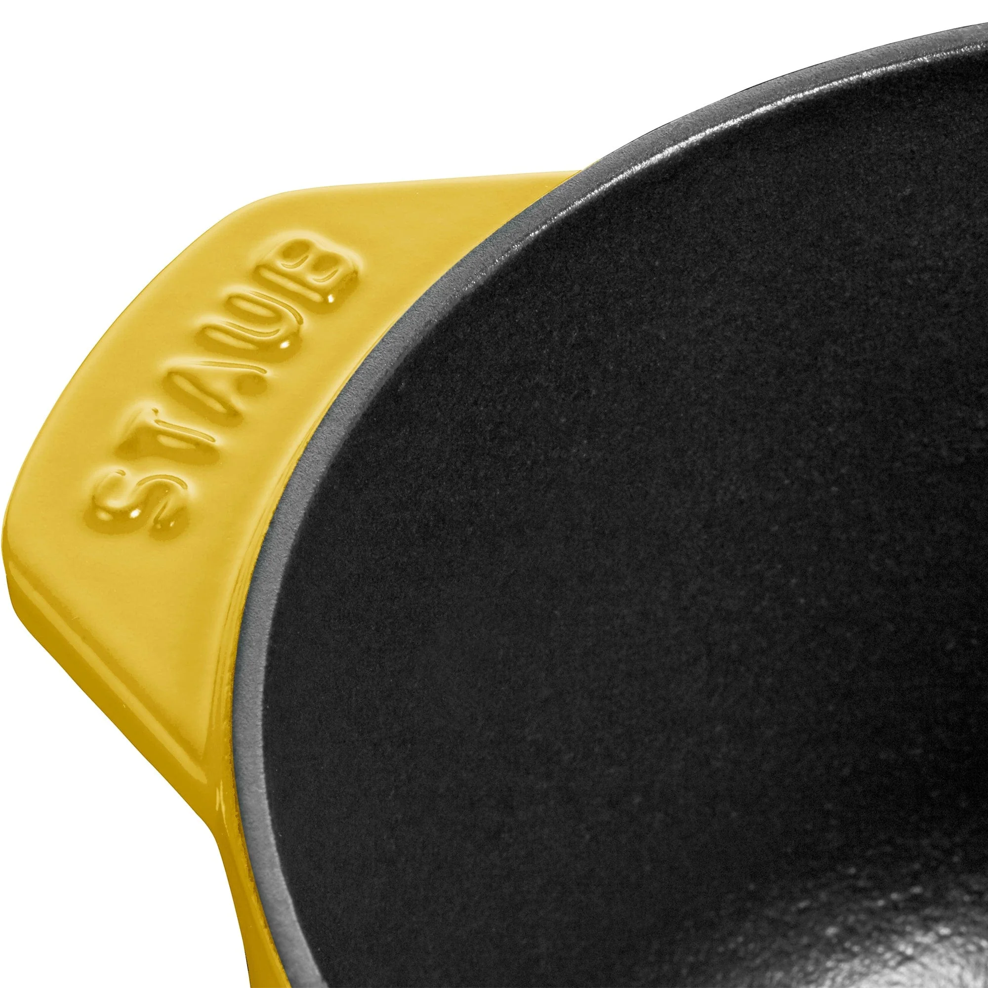 Staub Cast Iron 1.5-qt Petite French Oven - Citron - Image 3