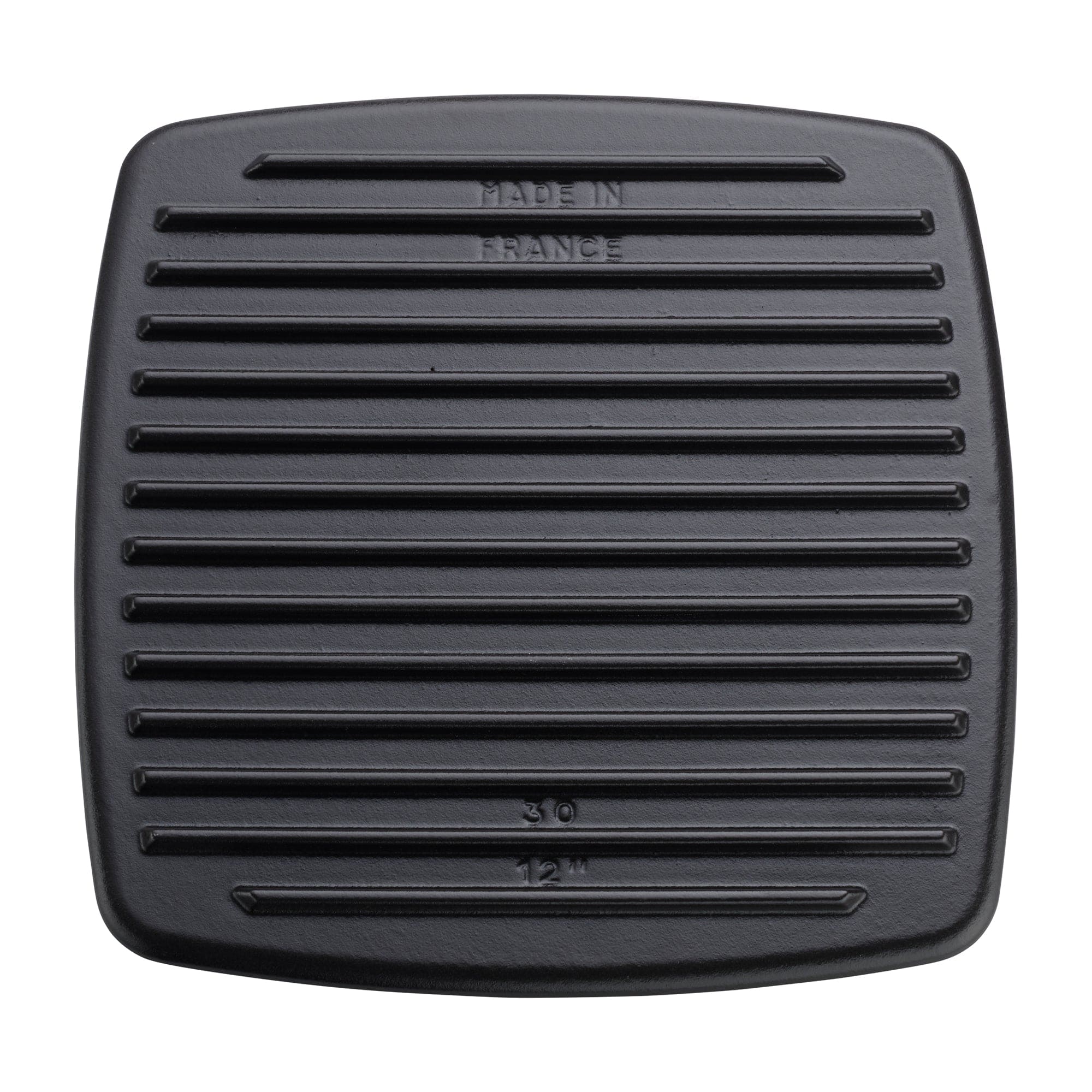 Staub Cast Iron 10.3-inch Square Grill Press - Matte Black (Fits 12-inch Grill Pan) - Image 3
