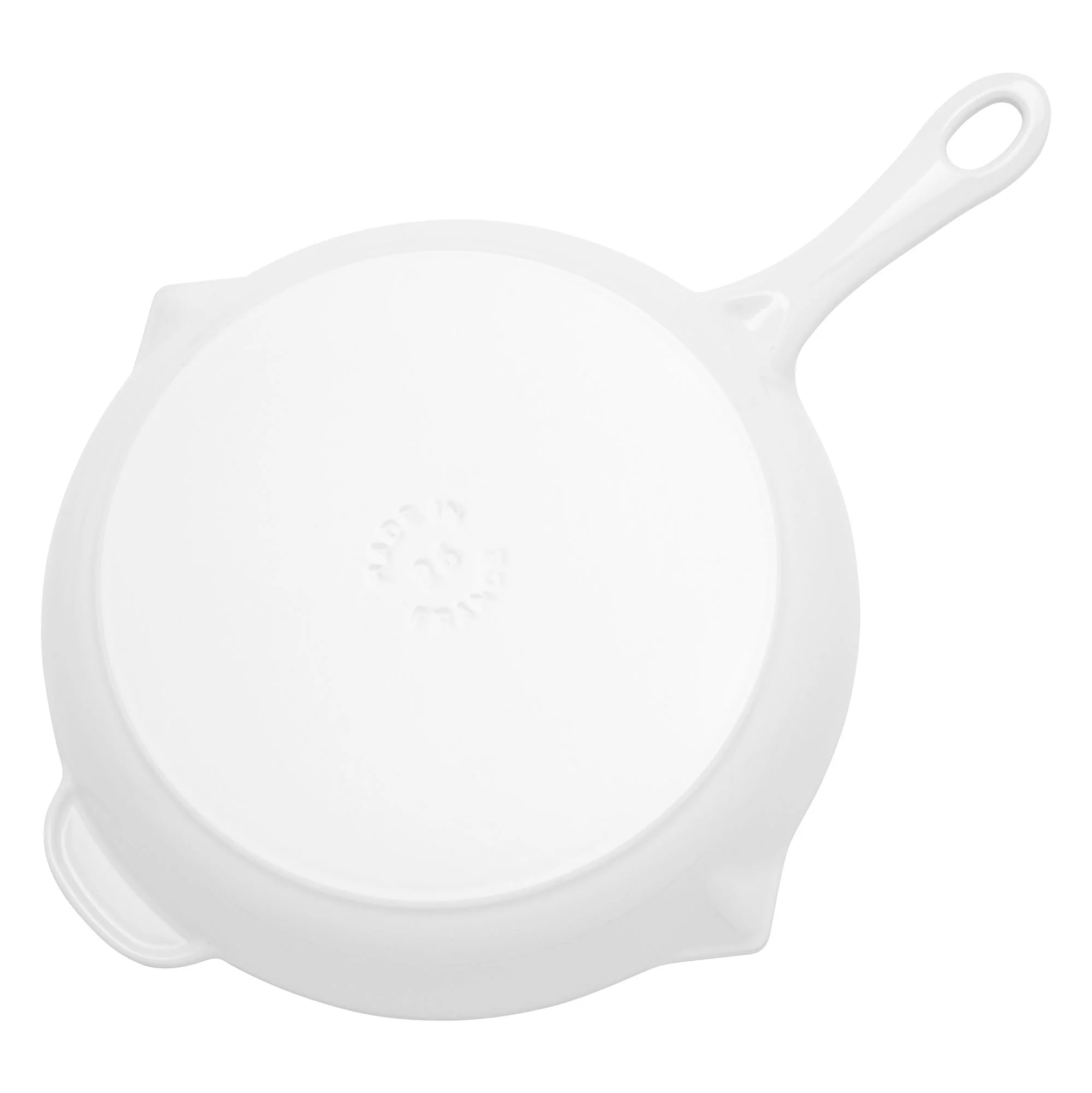 Staub Cast Iron 10-inch Fry Pan - White - Image 5