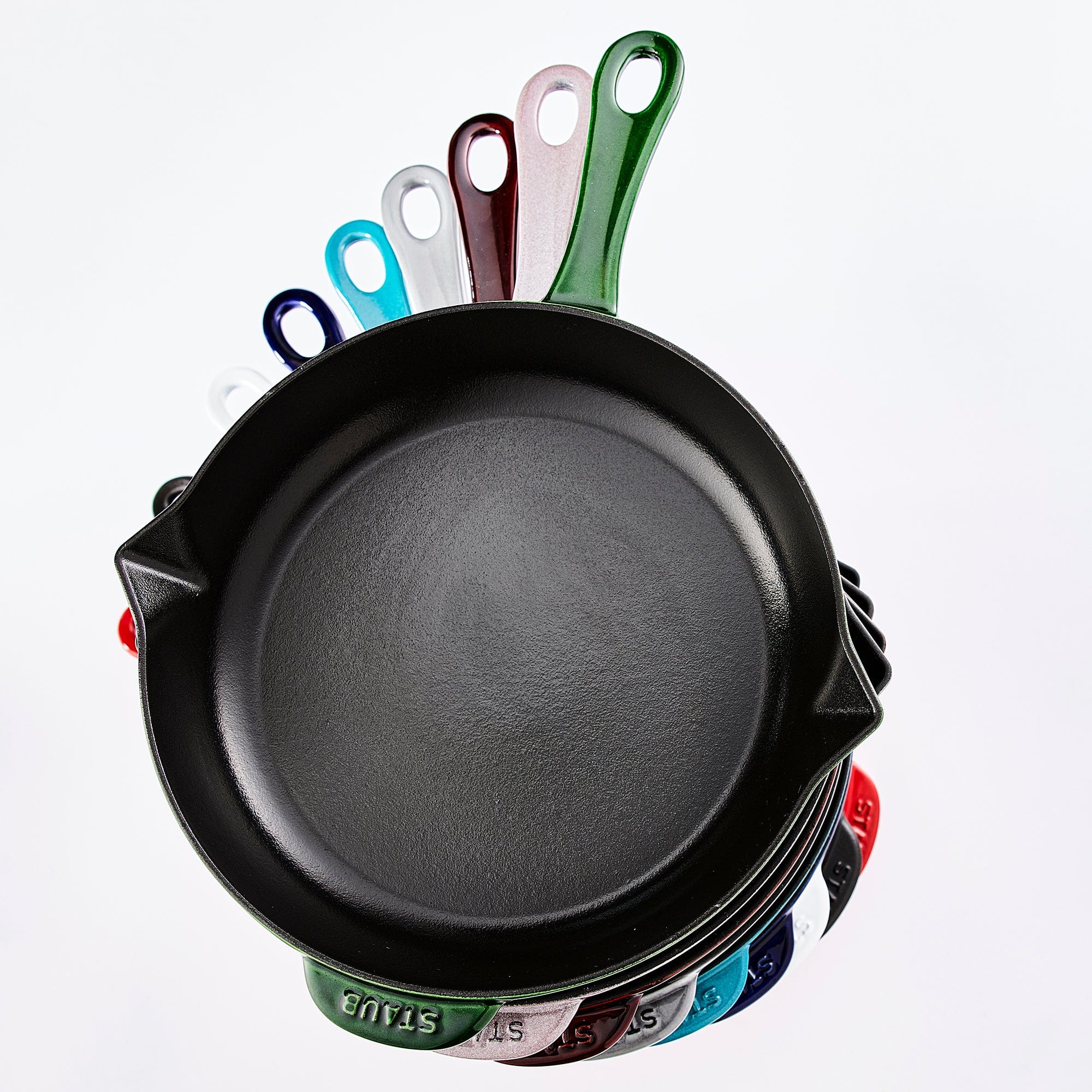 Staub Cast Iron 10-inch Fry Pan - White - Image 7