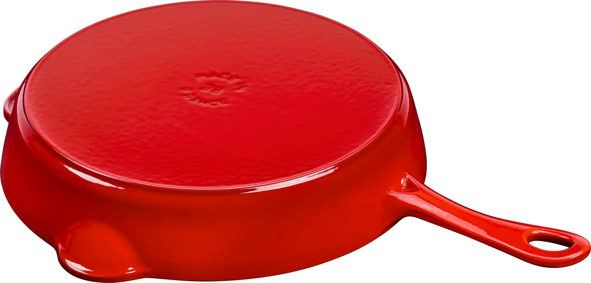 Staub Cast Iron 11-inch Traditional Skillet - Cherry - Image 4