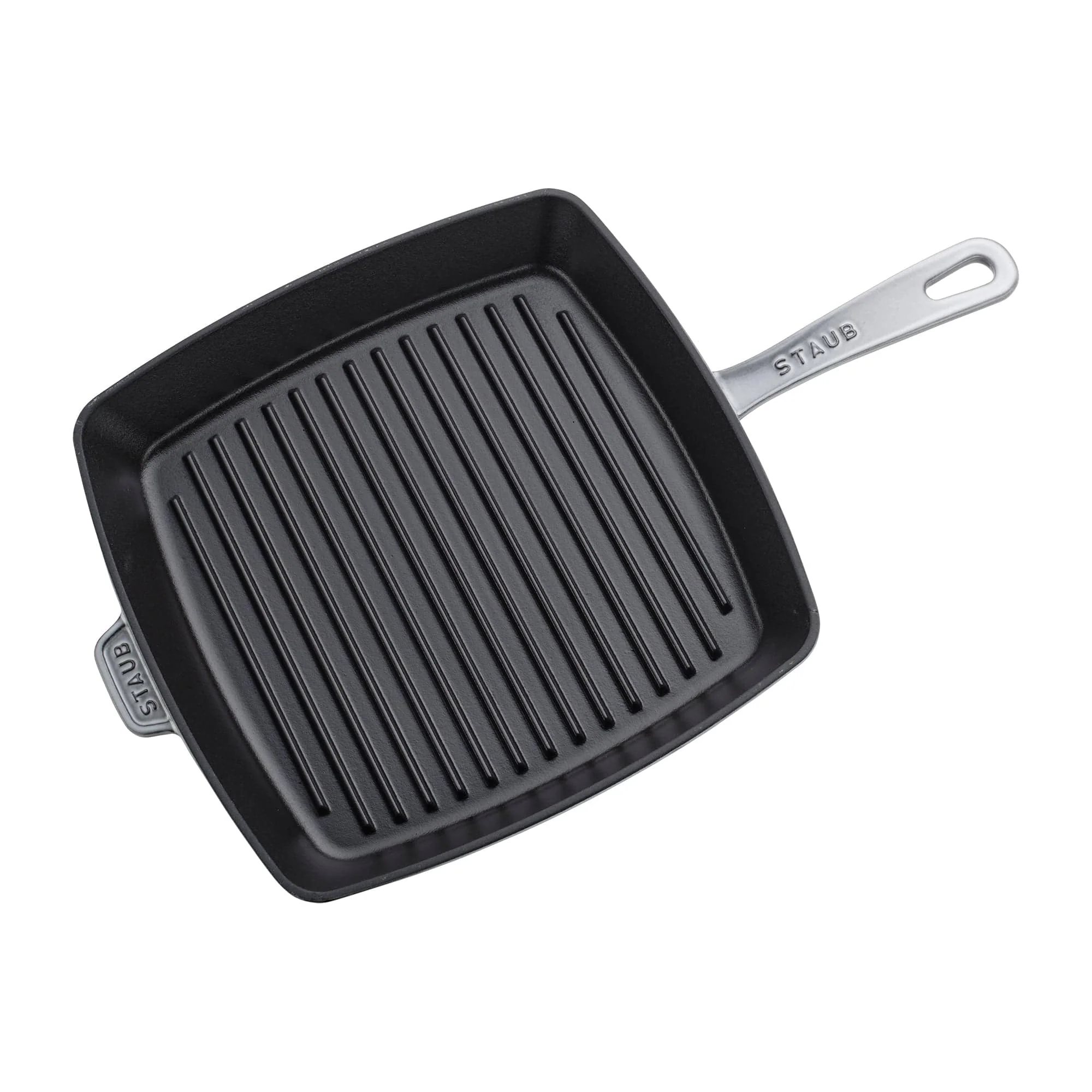 Staub Cast Iron 12-inch Square Grill Pan - Graphite Grey - Image 4