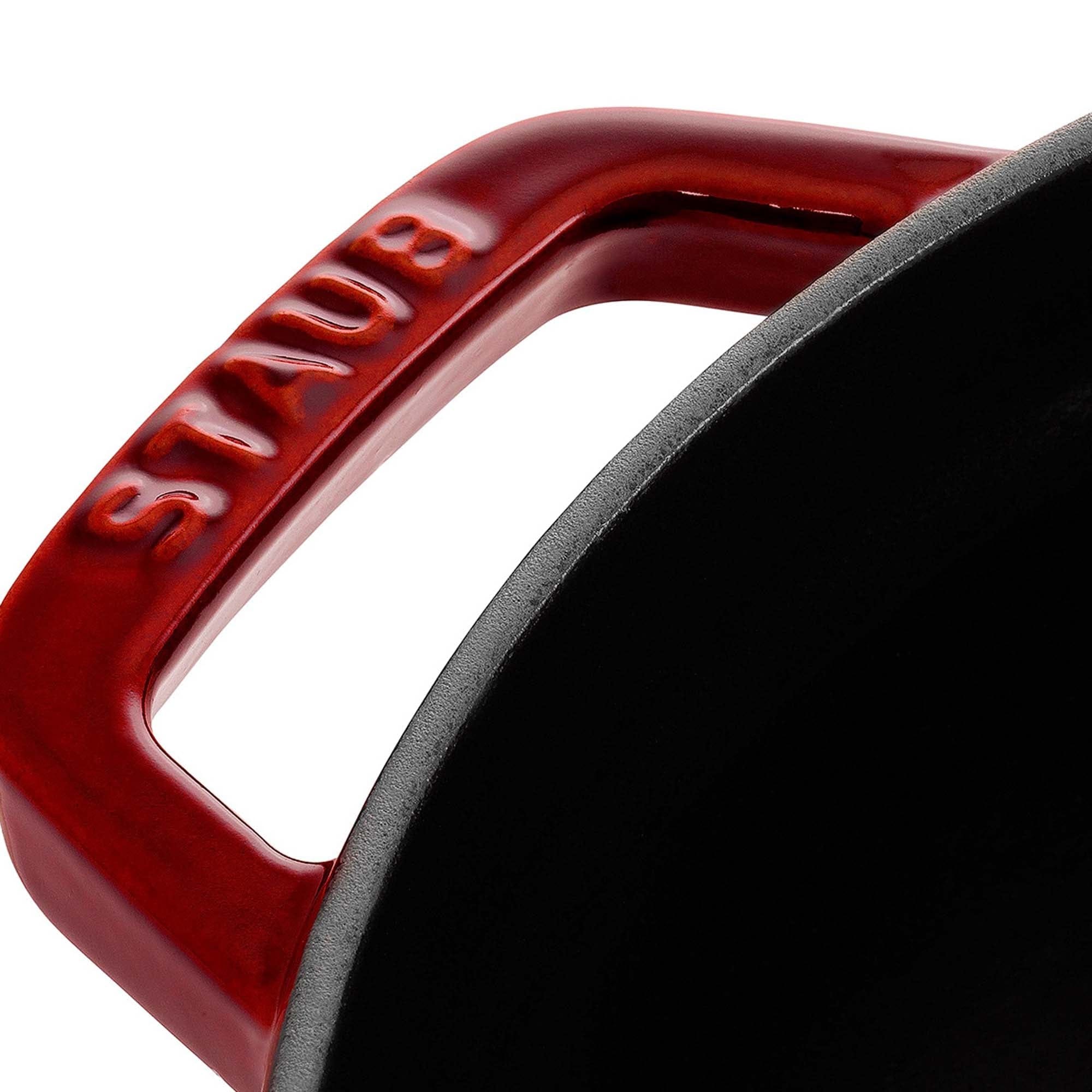 Staub Cast Iron 2.75-qt Round Cocotte, Dutch Oven - Grenadine - Image 3