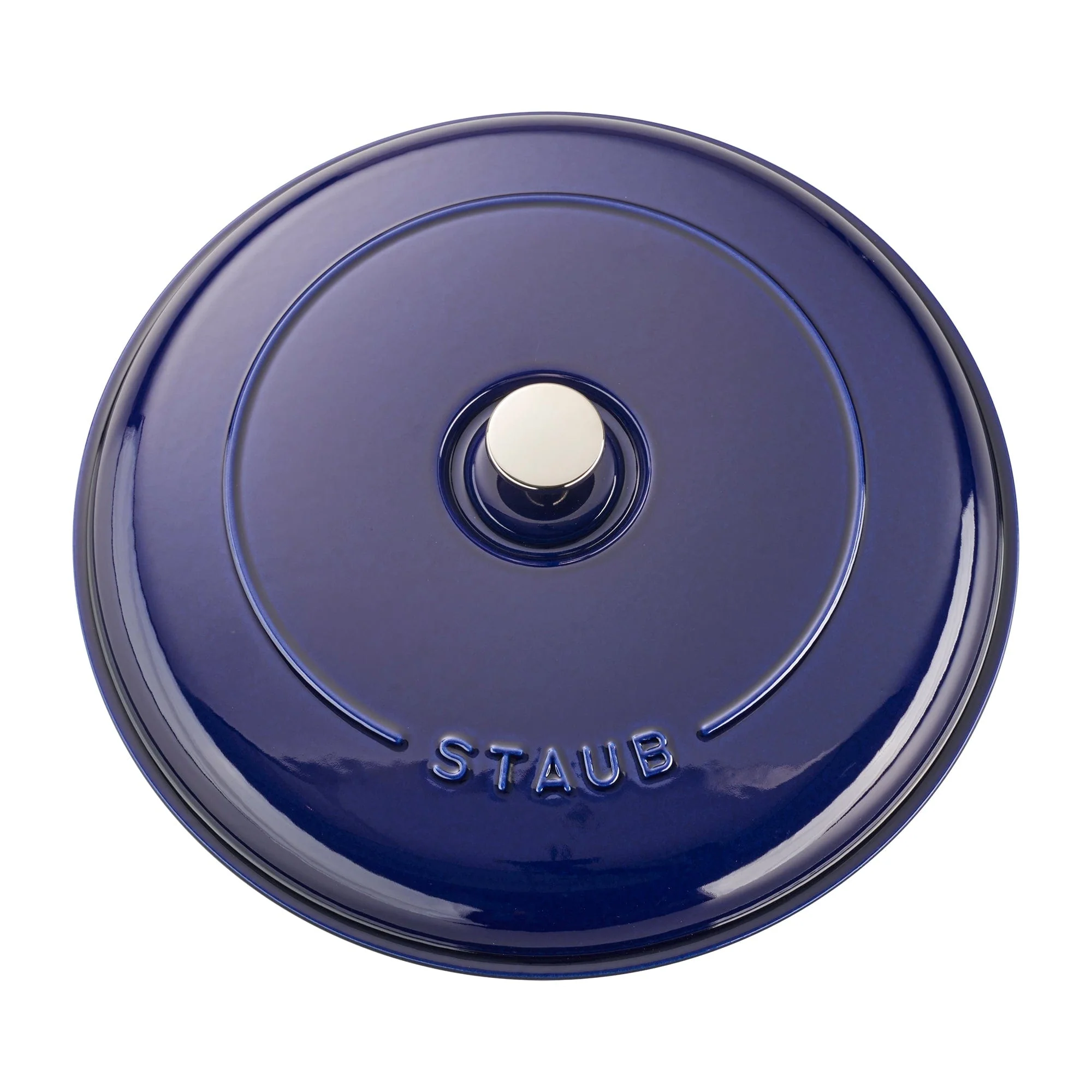 Staub Cast Iron 3.5-qt Braiser - Dark Blue - Image 4