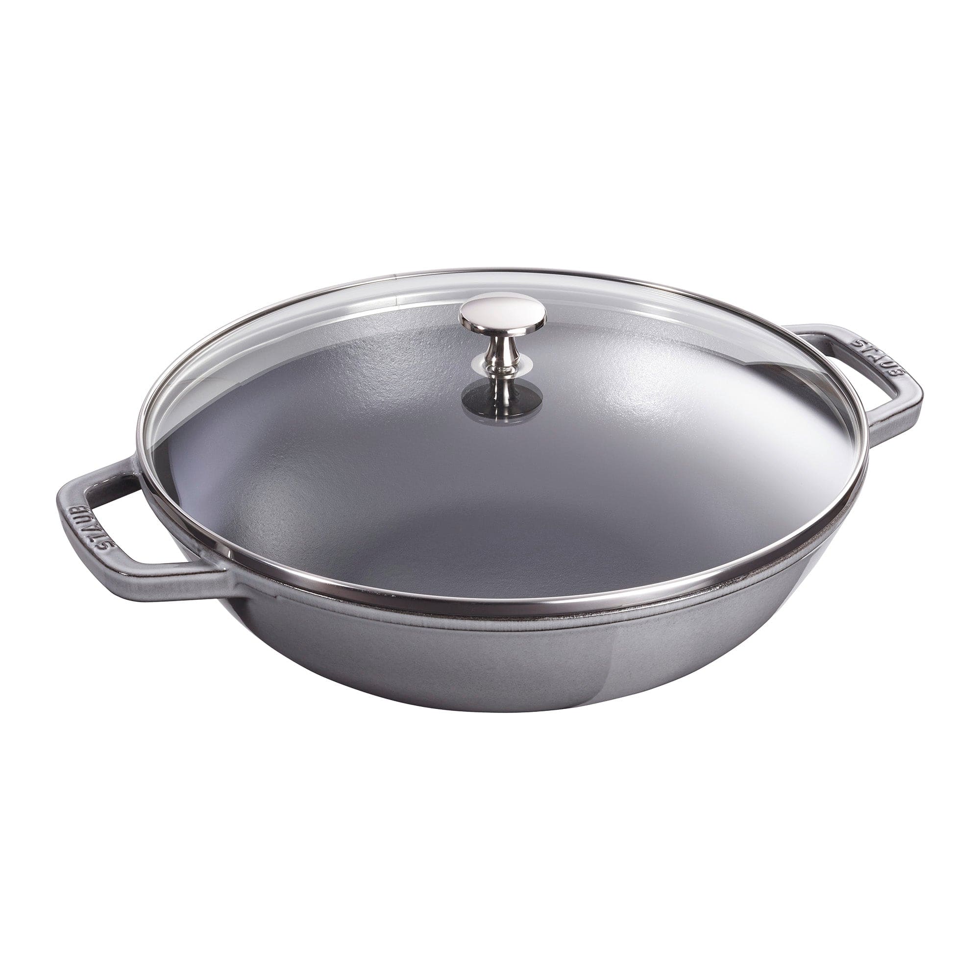 Staub Cast Iron 4.5-qt Perfect Pan - Graphite Grey - Image 2