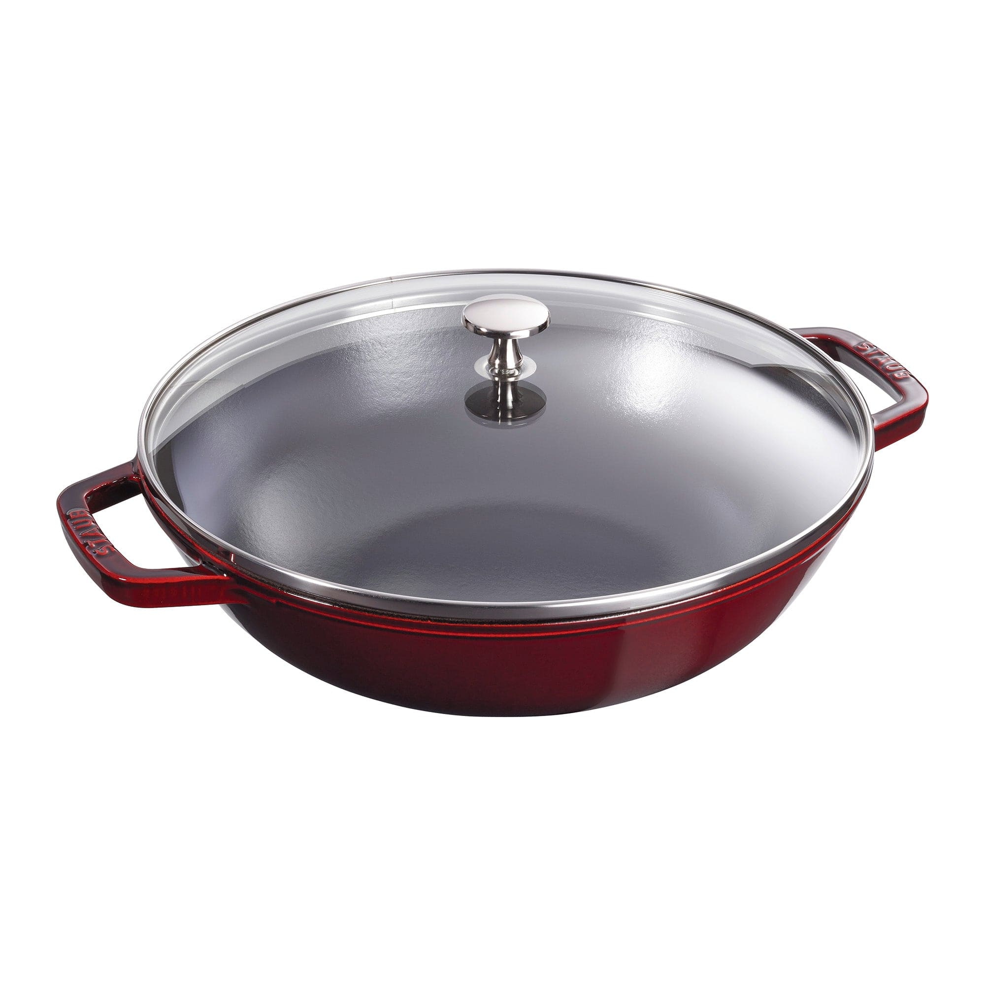 Staub Cast Iron 4.5-qt Perfect Pan - Grenadine - Image 2