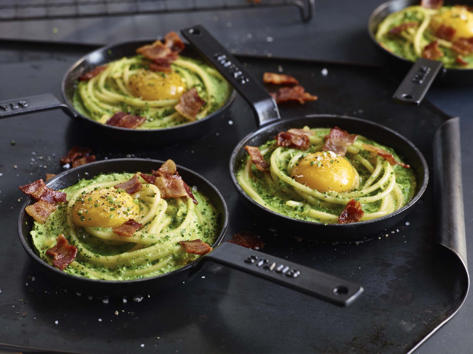 Staub Cast Iron 4.75-inch Mini Frying Pan - Matte Black - Image 3