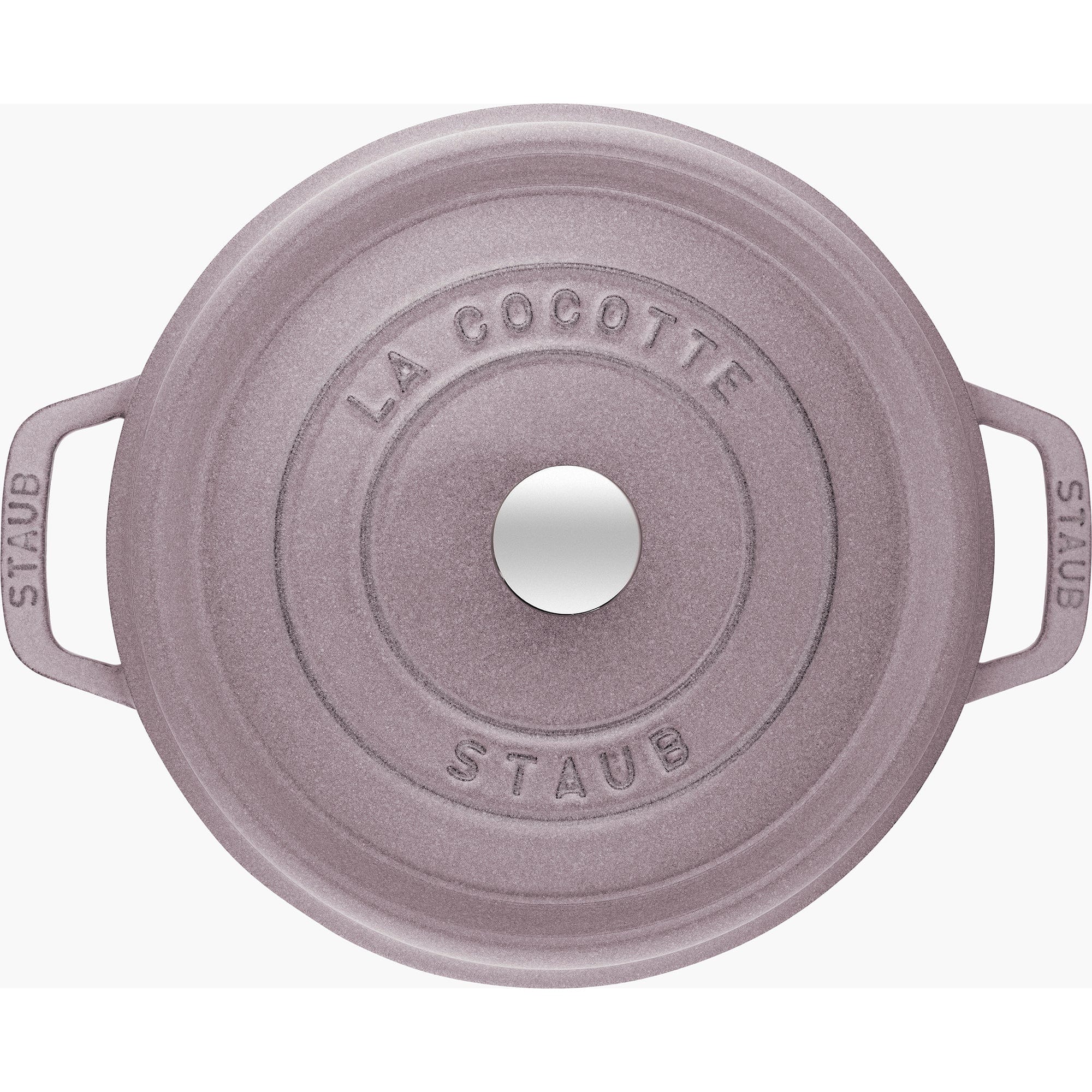 Staub Cast Iron 4-qt Round Dutch Oven - Lilac - Image 3