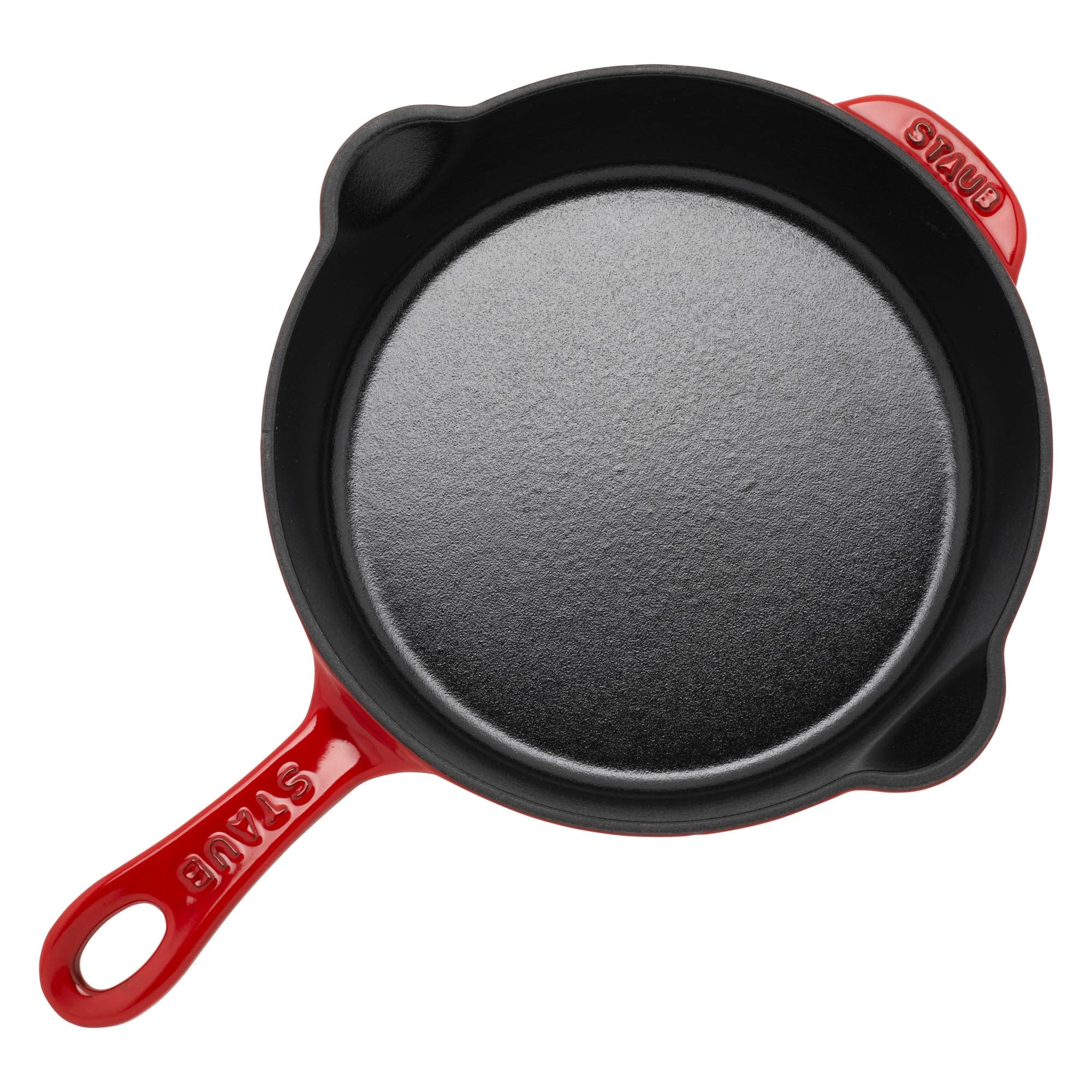 Staub Cast Iron 8.5-inch Traditional Deep Skillet - Cherry - Image 4