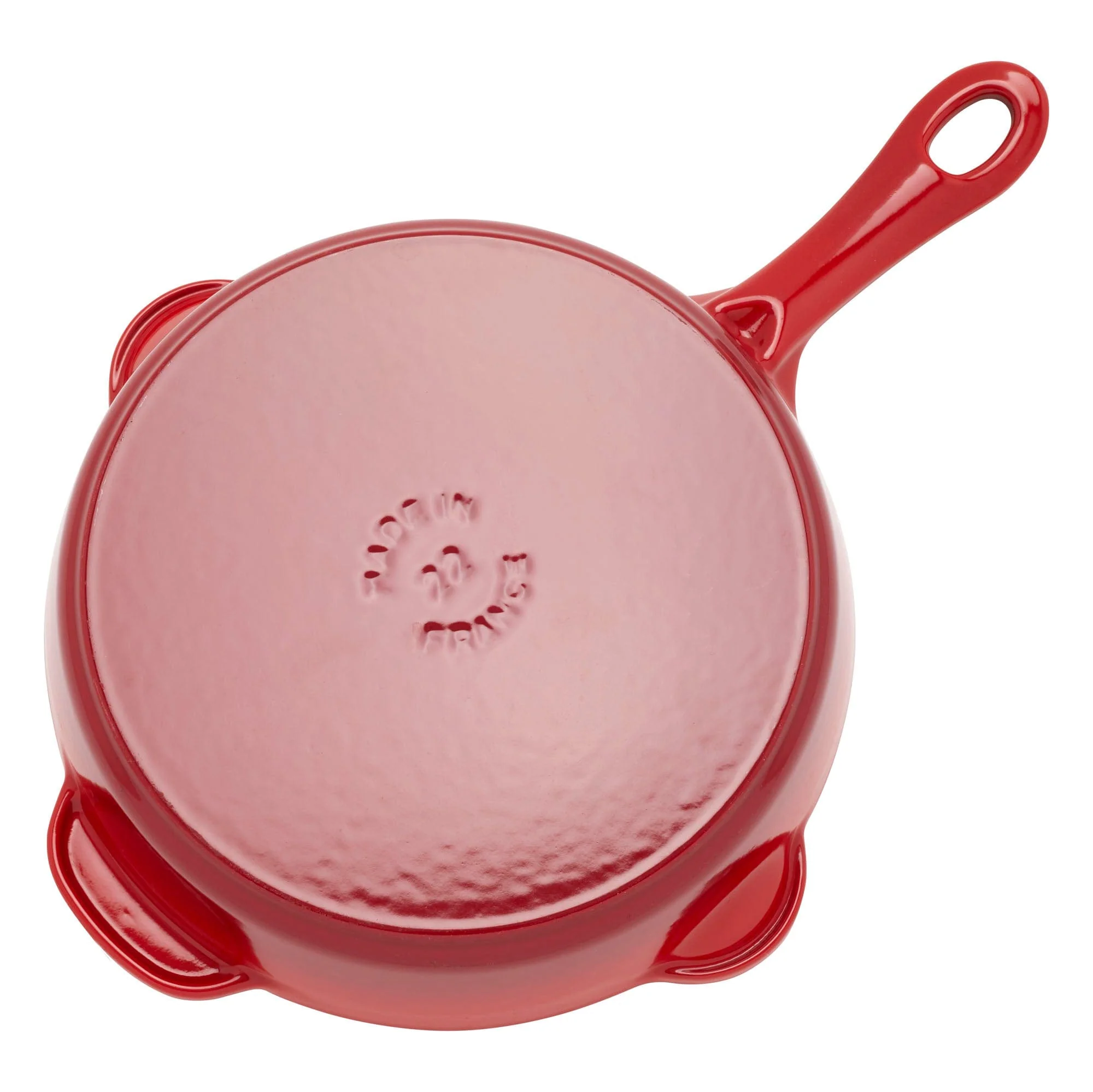 Staub Cast Iron 8.5-inch Traditional Deep Skillet - Cherry - Image 5