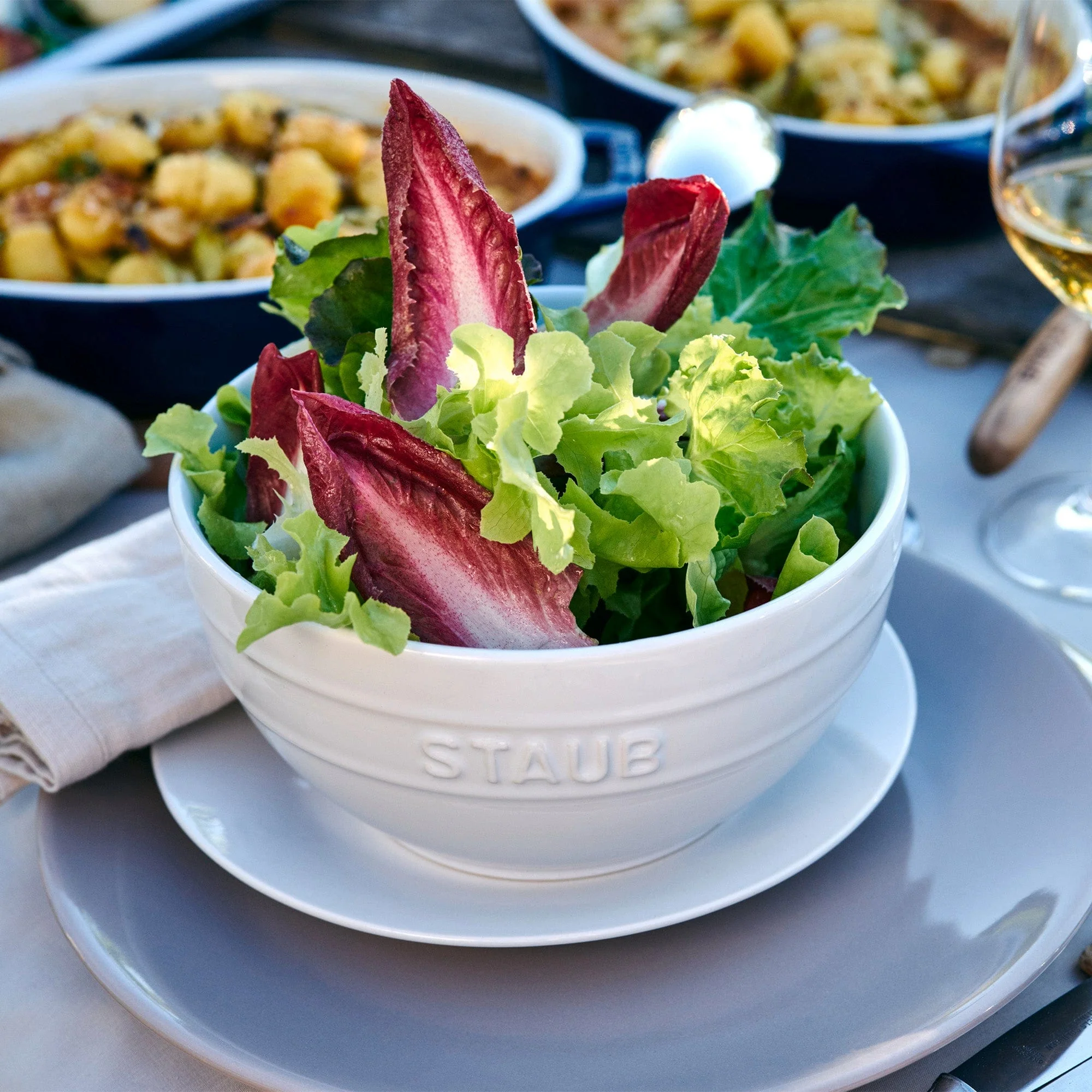 Staub Ceramic 2-pc Large Universal Bowl Set - White - Image 4