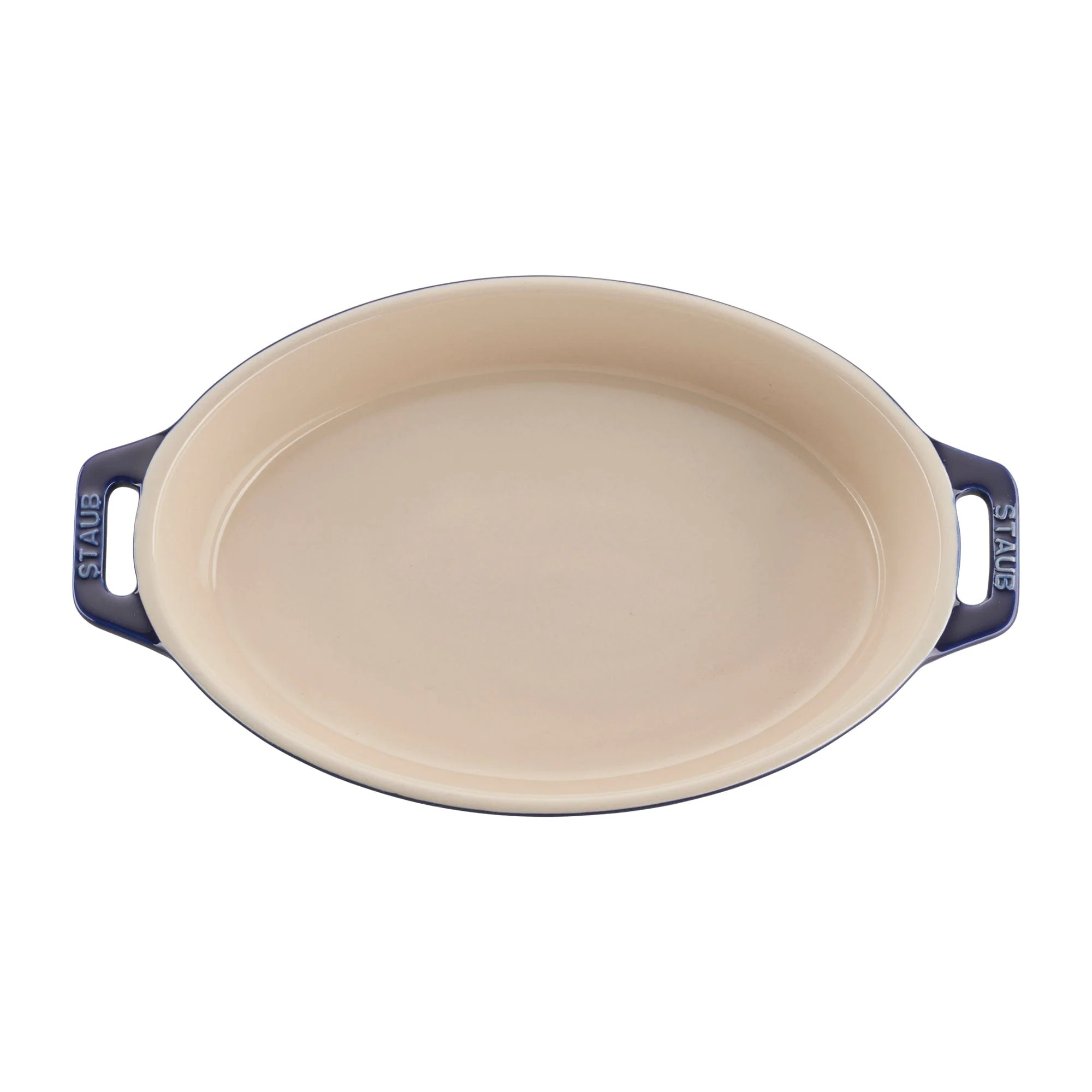 Staub Ceramic 2-pc Oval Baking Dish Set - Dark Blue - Image 4