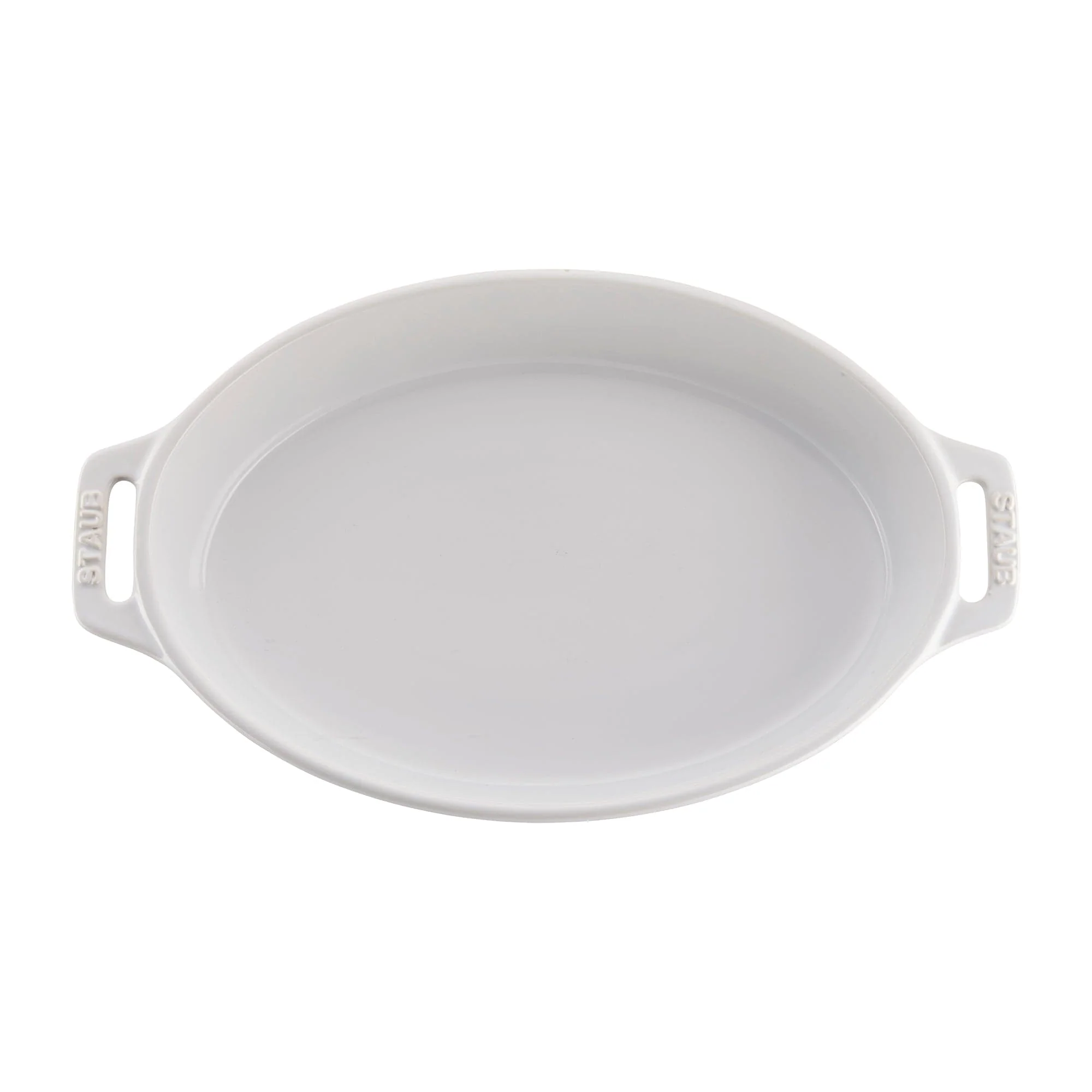 Staub Ceramic 2-pc Oval Baking Dish Set - White - Image 3