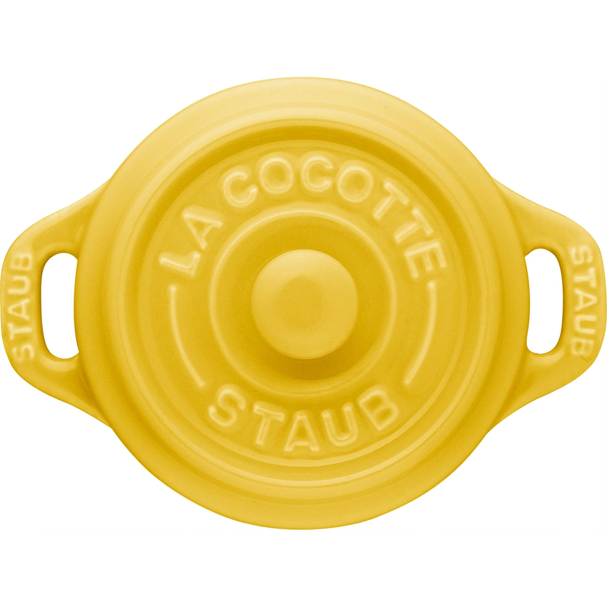 Staub Ceramic 3-pc Mini Round Cocotte Set - Citron - Image 8