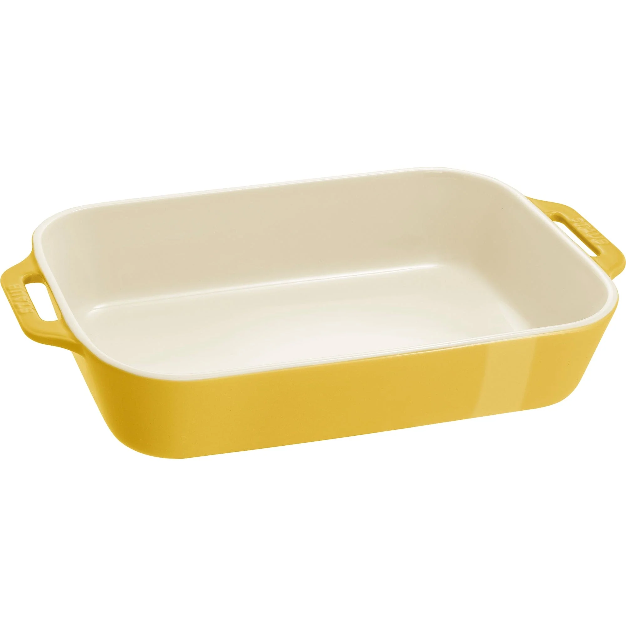 Staub Ceramic 3-pc Rectangular Baking Dish Set - Citron - Image 7
