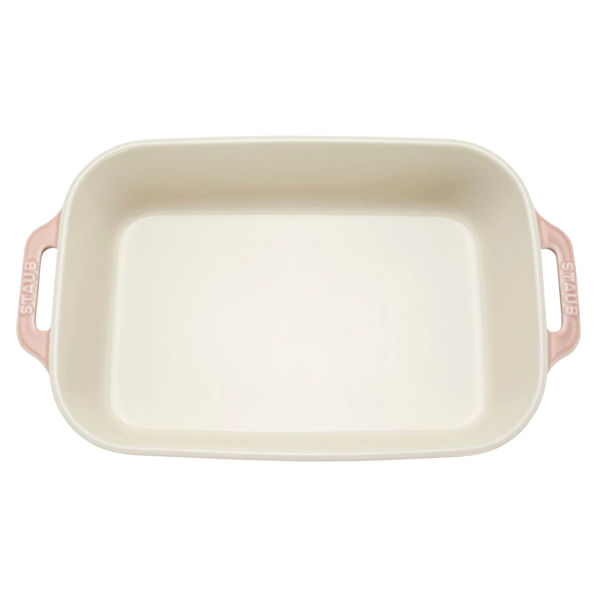Staub Ceramic 3-pc Rectangular Baking Dish Set - Macaron Pastel Pink - Image 3
