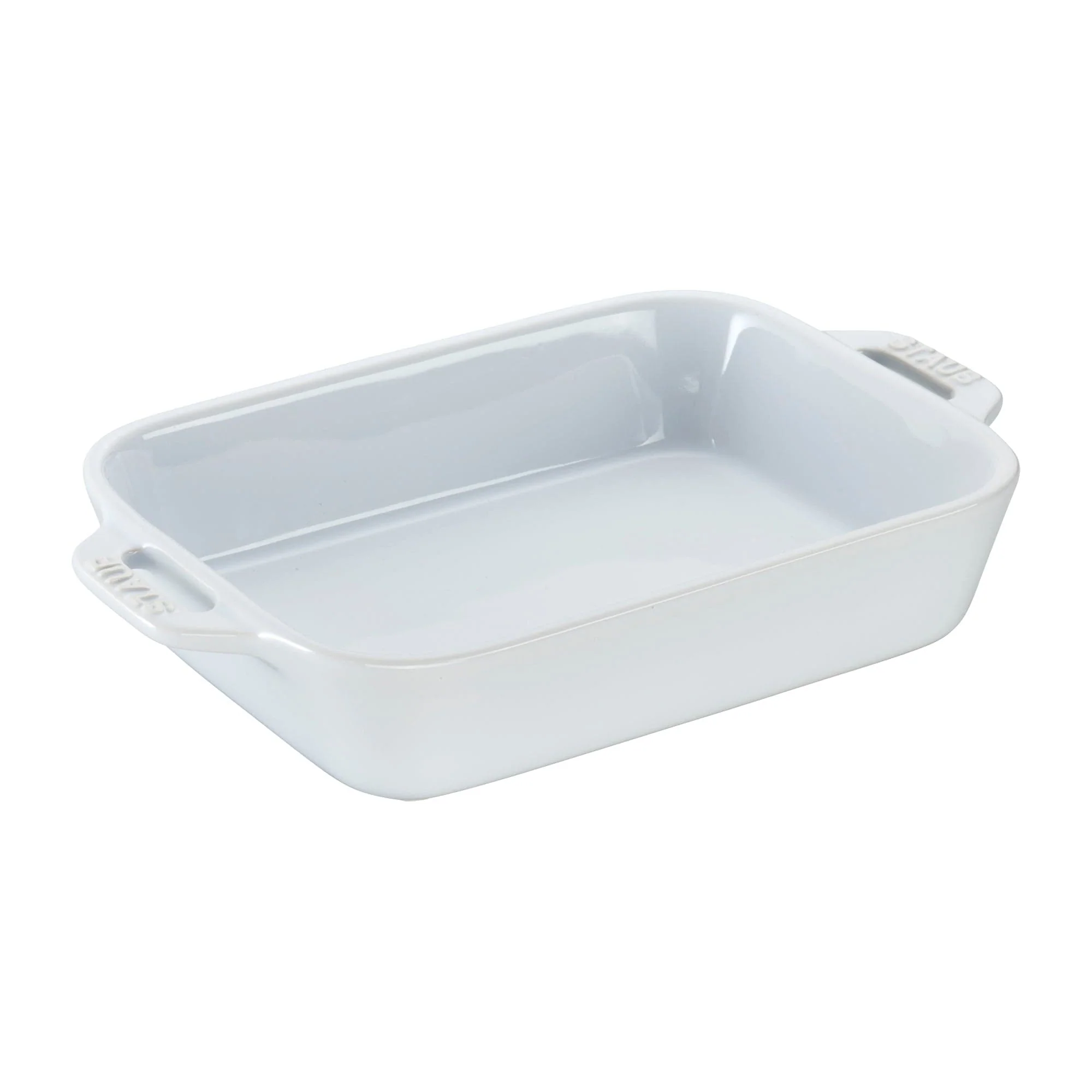 Staub Ceramic 4-pc Baking Pans Set, Casserole Dish with Lid, Brownie Pan, White - Image 3