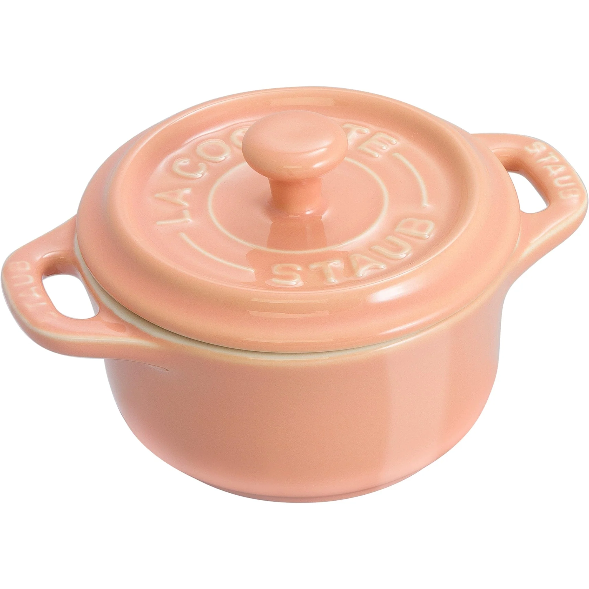 Staub Ceramic 6-pc Mini Round Cocotte Set - Macaron Pastel Colors - Image 8