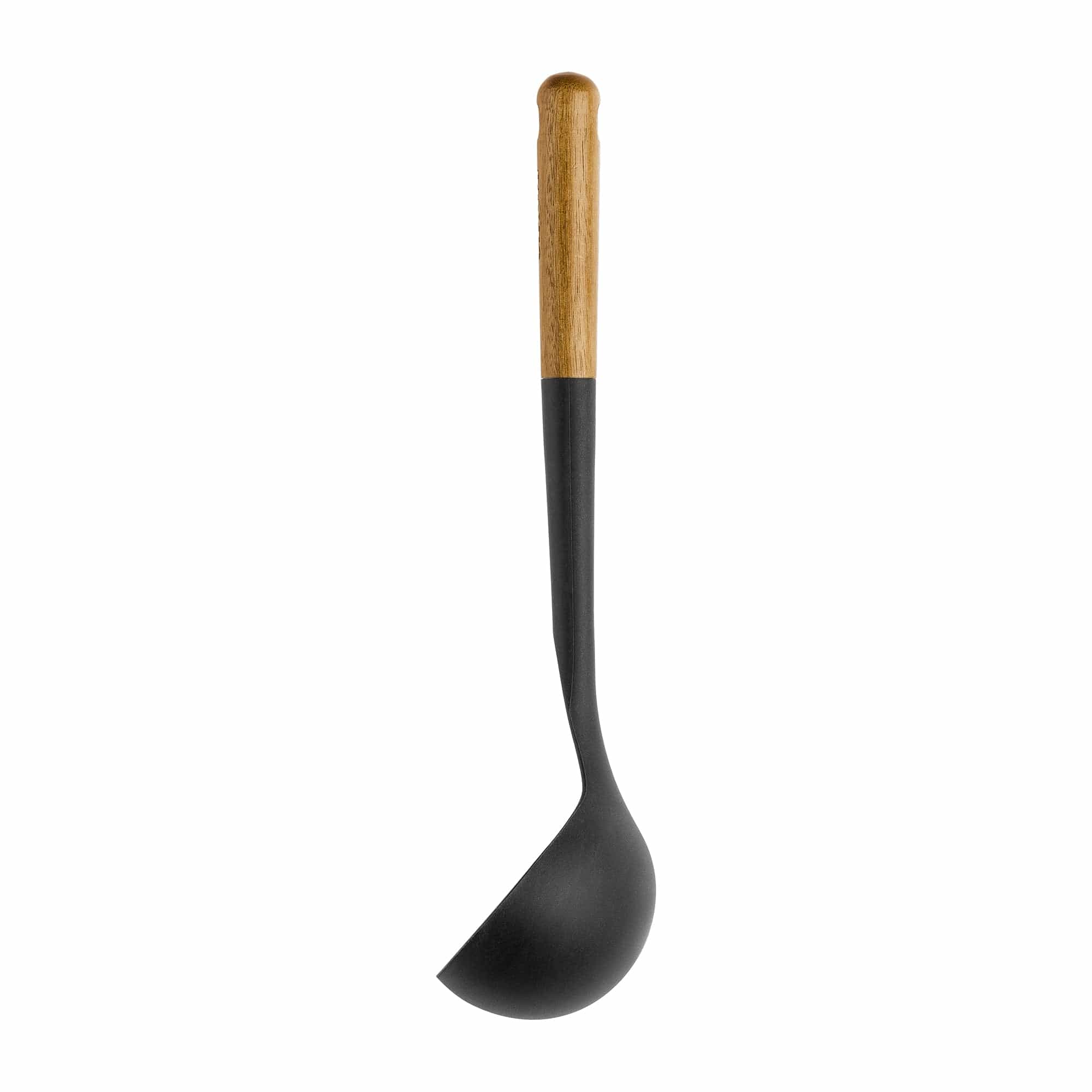 Staub Silicone Soup Ladle, BPA-Free Cooking Utensil with Wood Handle - Image 5