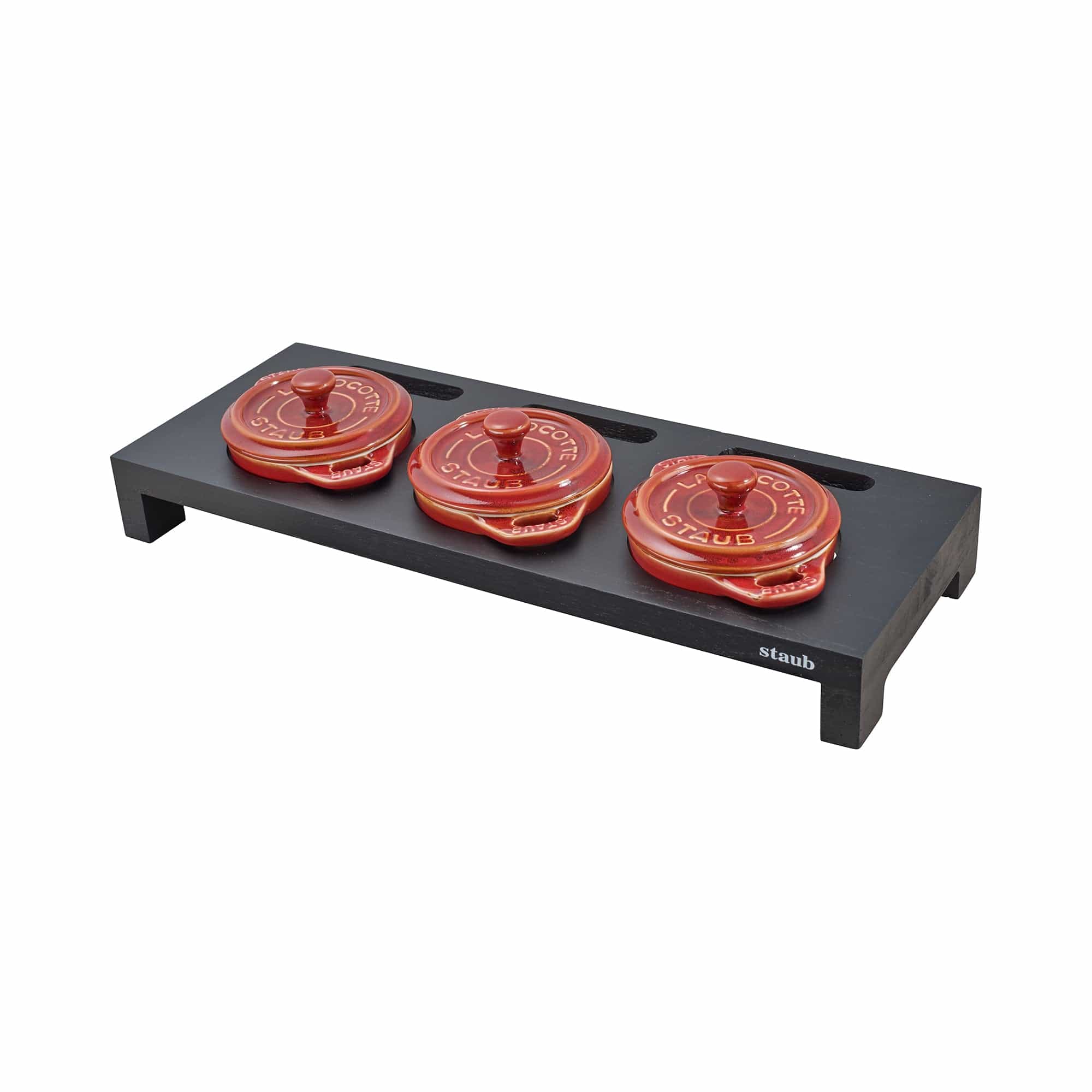 Staub Wood Mini Cocotte Stand - Black - Image 3