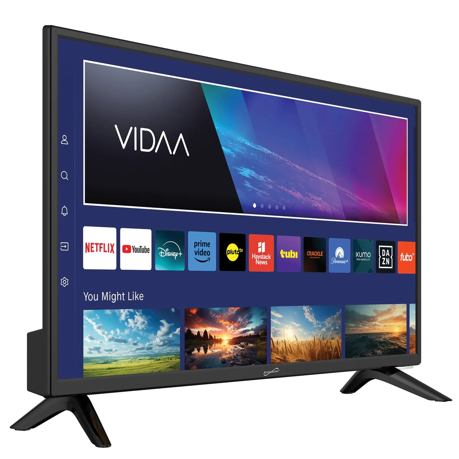 Supersonic 24-In. 1366 x 768 LED Widescreen TV/DVD Combo, AC/DC Compatible, SC-2426SDVD - Image 3