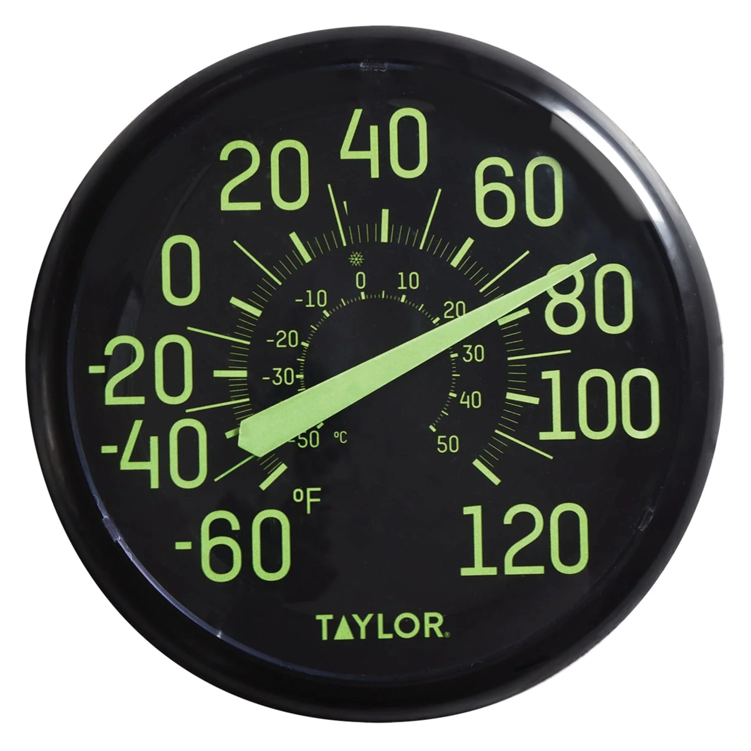 Taylor Precision Products 13.25-Inch Indoor/Outdoor Glow-in-the-Dark Thermometer - Image 4