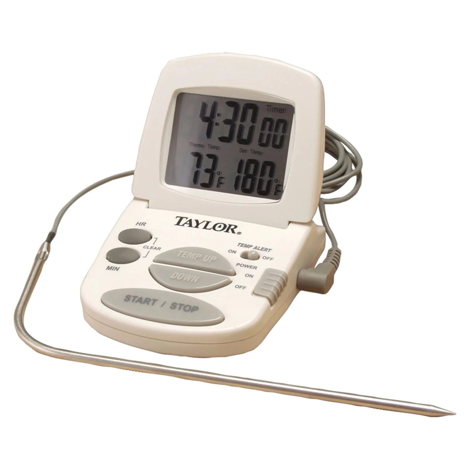 Taylor Precision Products Digital Cooking Thermometer and Timer - Image 2