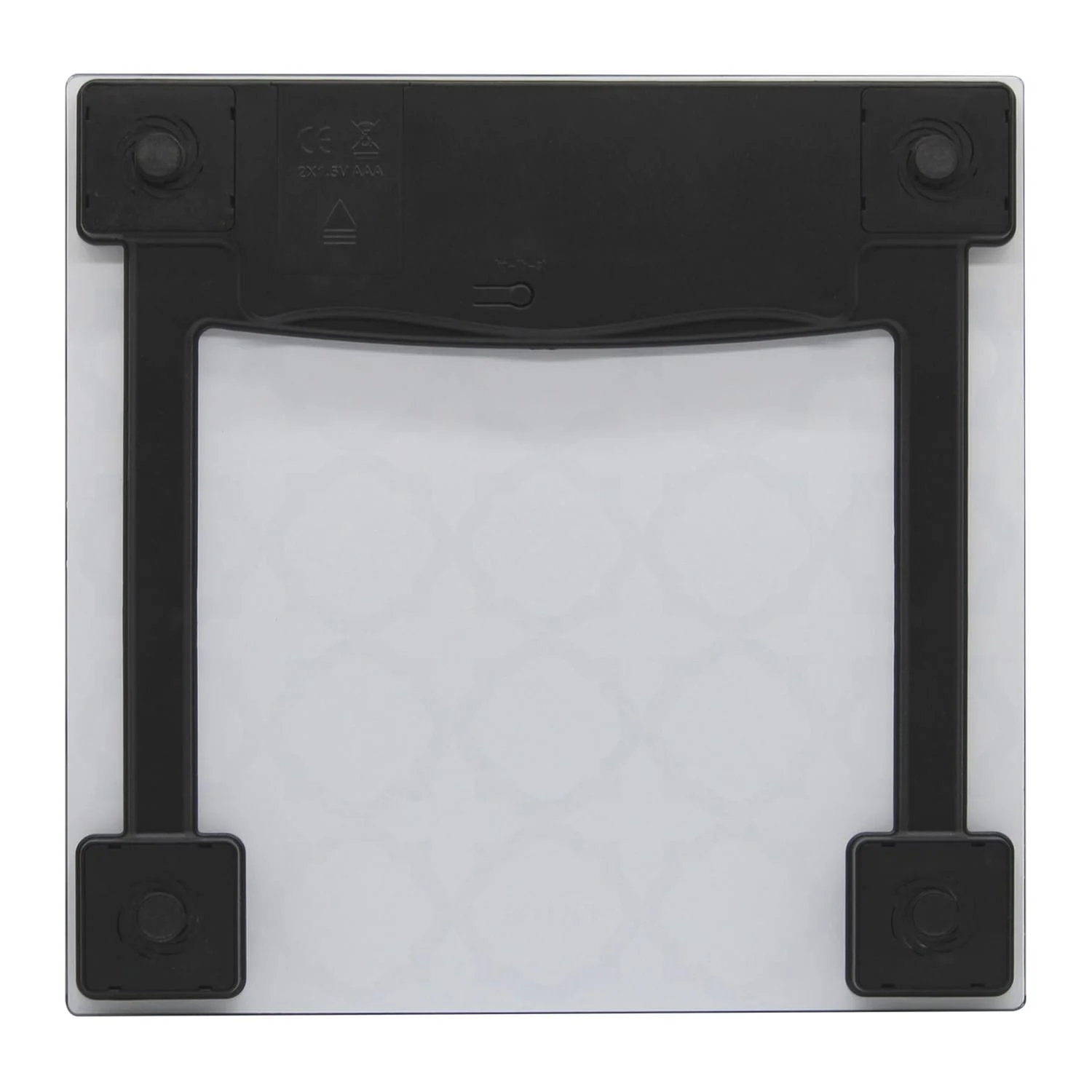 Taylor Precision Products Digital Glass Bathroom Scale with Black/White Lattice, 400-Lb. Capacity - Image 4