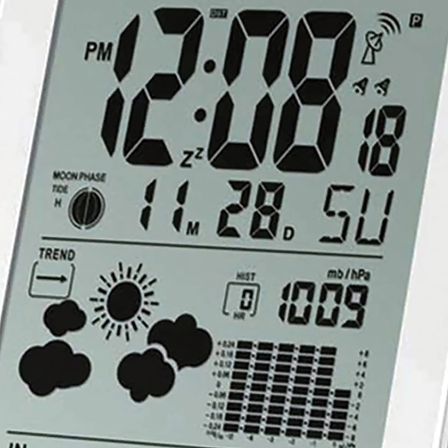 Taylor Precision Products Digital Weather Forecaster with Barometer & Alarm Clock - Image 4