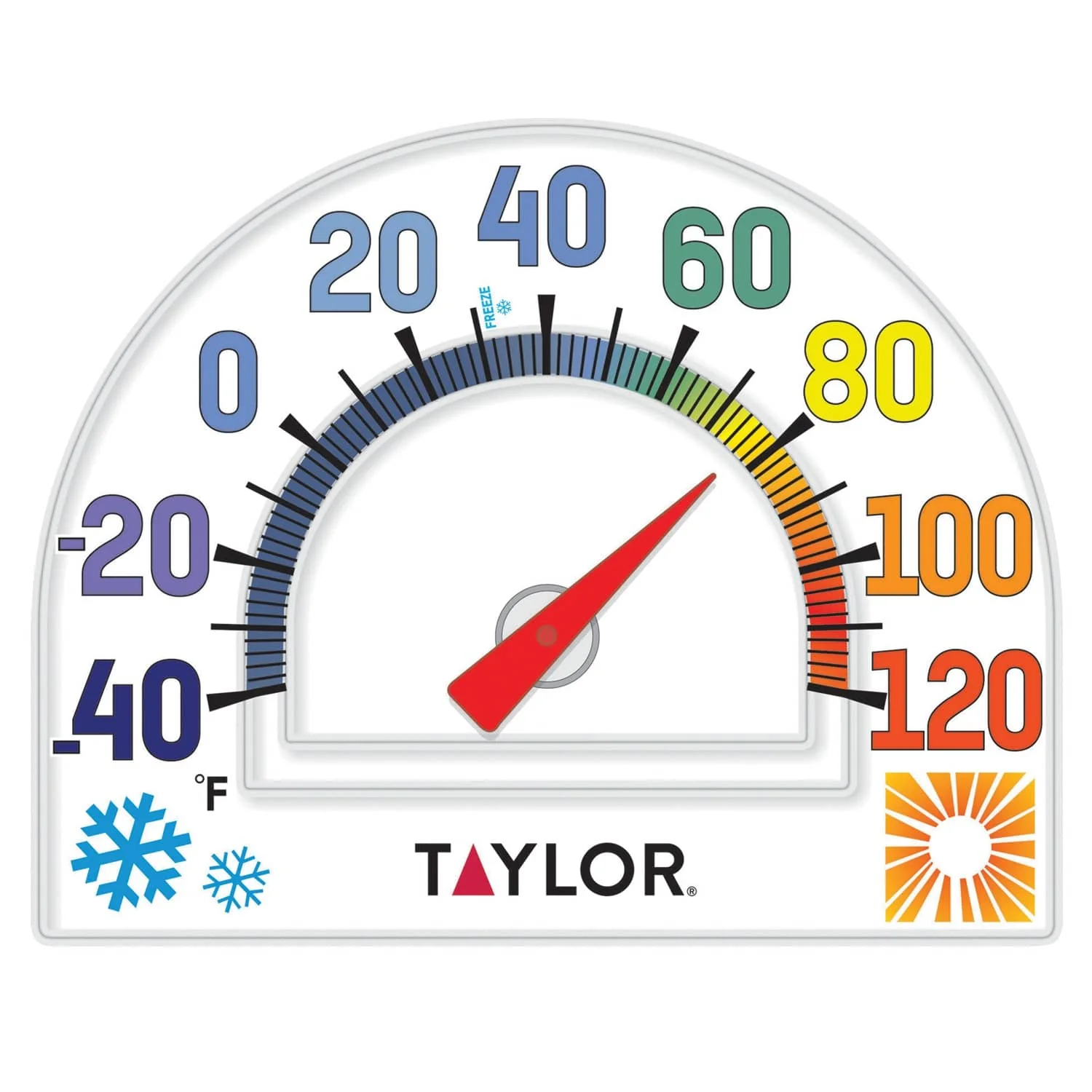 Taylor Precision Products Four-Season Static Cling Thermometer - Image 2