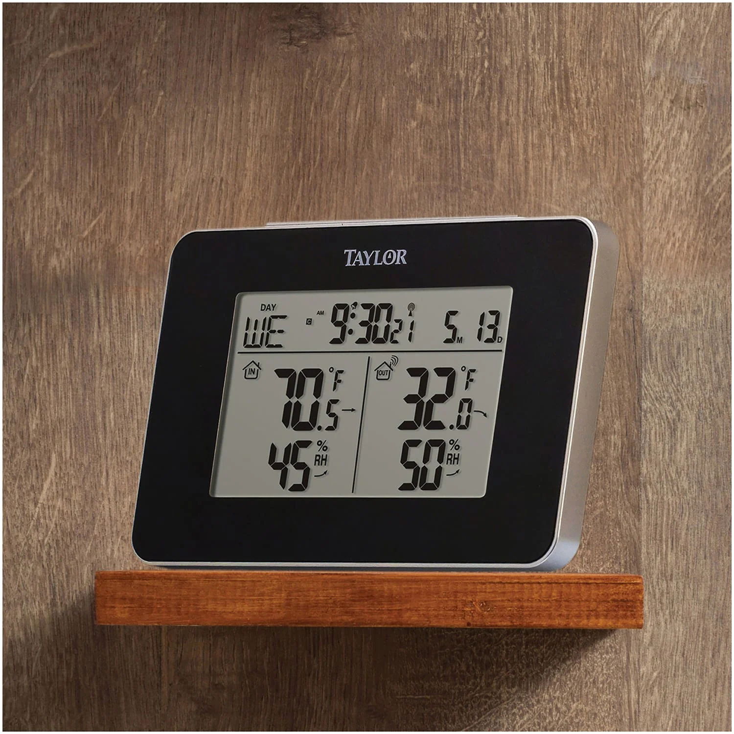 Taylor Precision Products Wireless Indoor & Outdoor Weather Station with Hygrometer - Image 2
