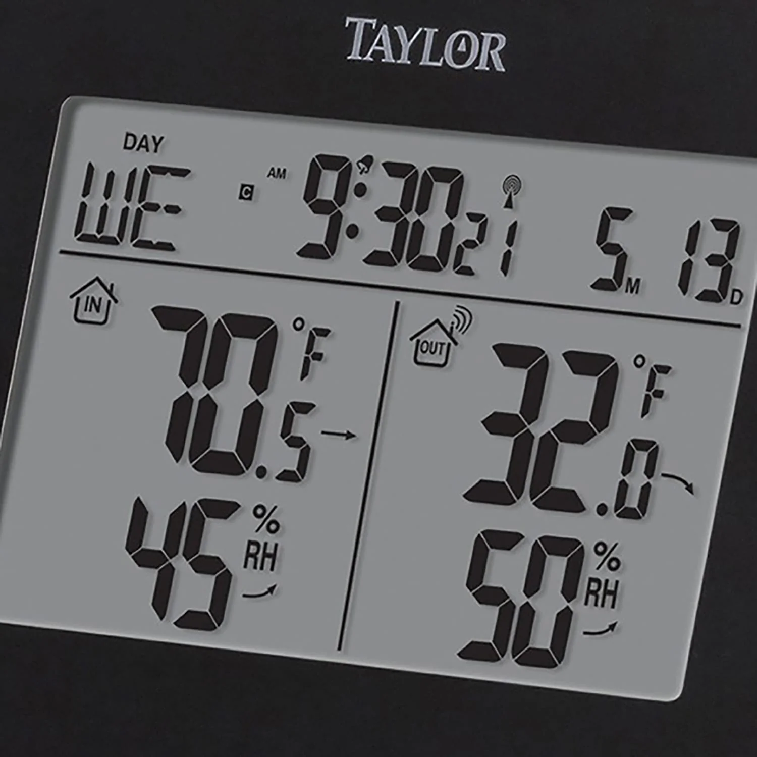 Taylor Precision Products Wireless Indoor & Outdoor Weather Station with Hygrometer - Image 4