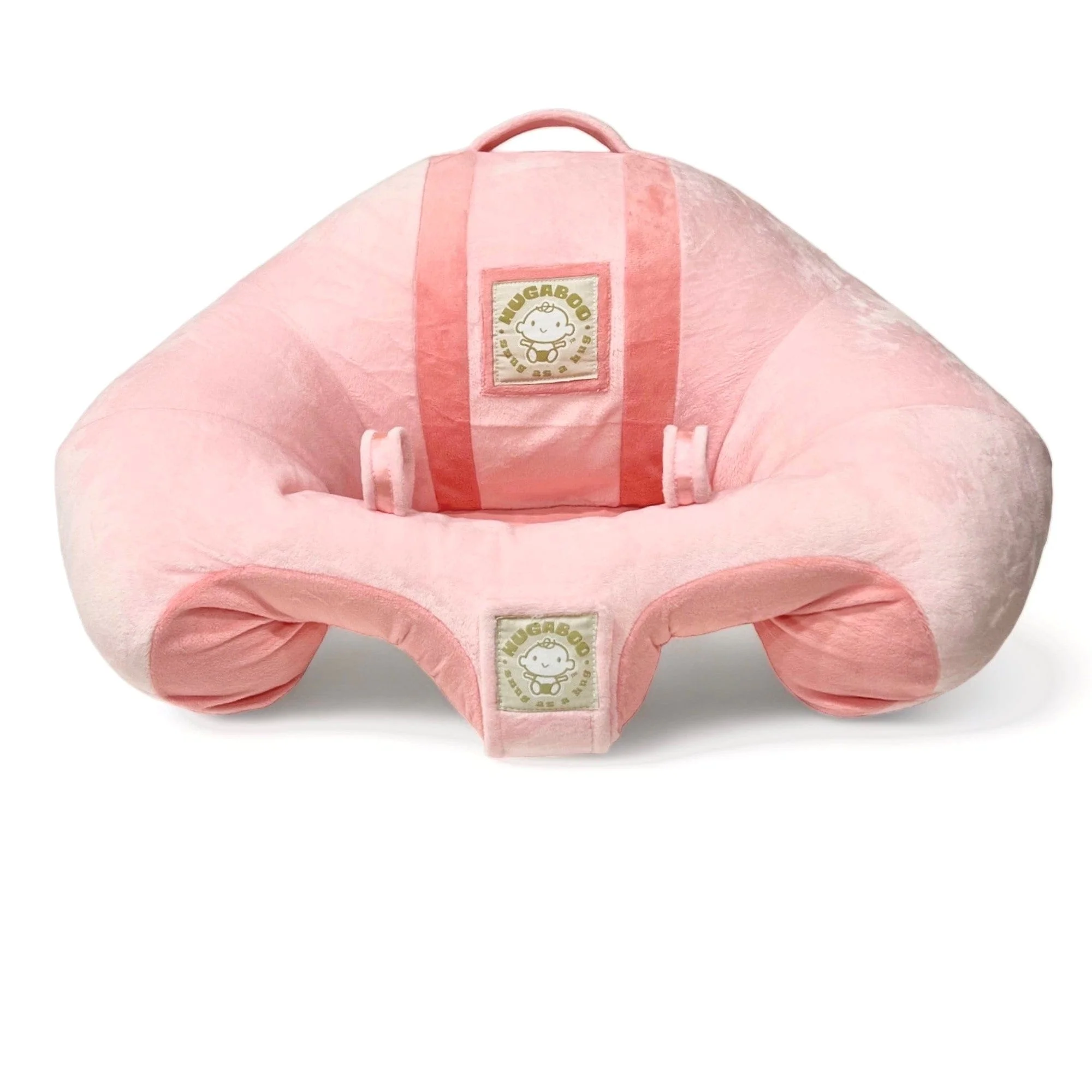 Hugaboo Infant Sitting Chair, Portable, Washable Baby Floor Seat, Sakura Pink & Blush - Image 4
