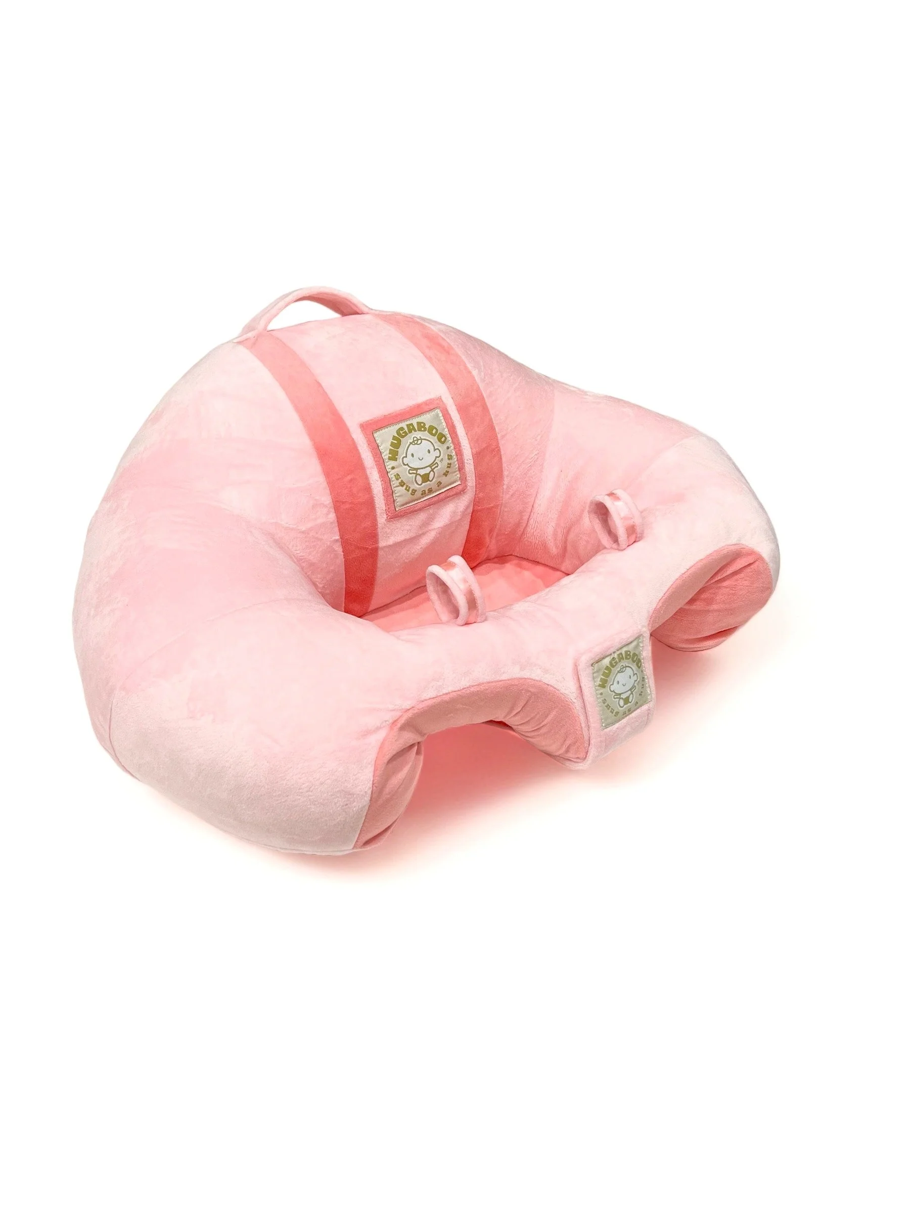Hugaboo Infant Sitting Chair, Portable, Washable Baby Floor Seat, Sakura Pink & Blush - Image 5