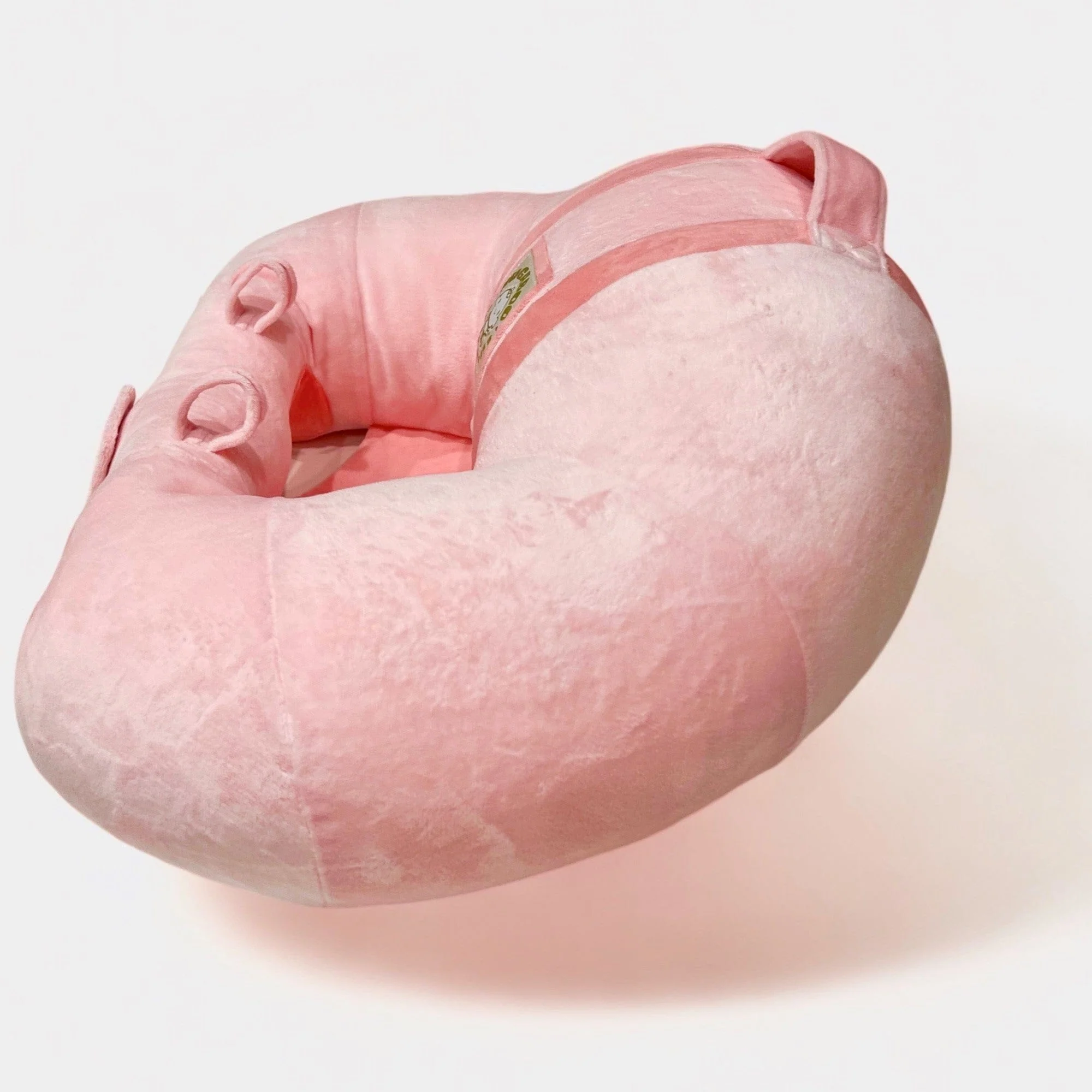 Hugaboo Infant Sitting Chair, Portable, Washable Baby Floor Seat, Sakura Pink & Blush - Image 6