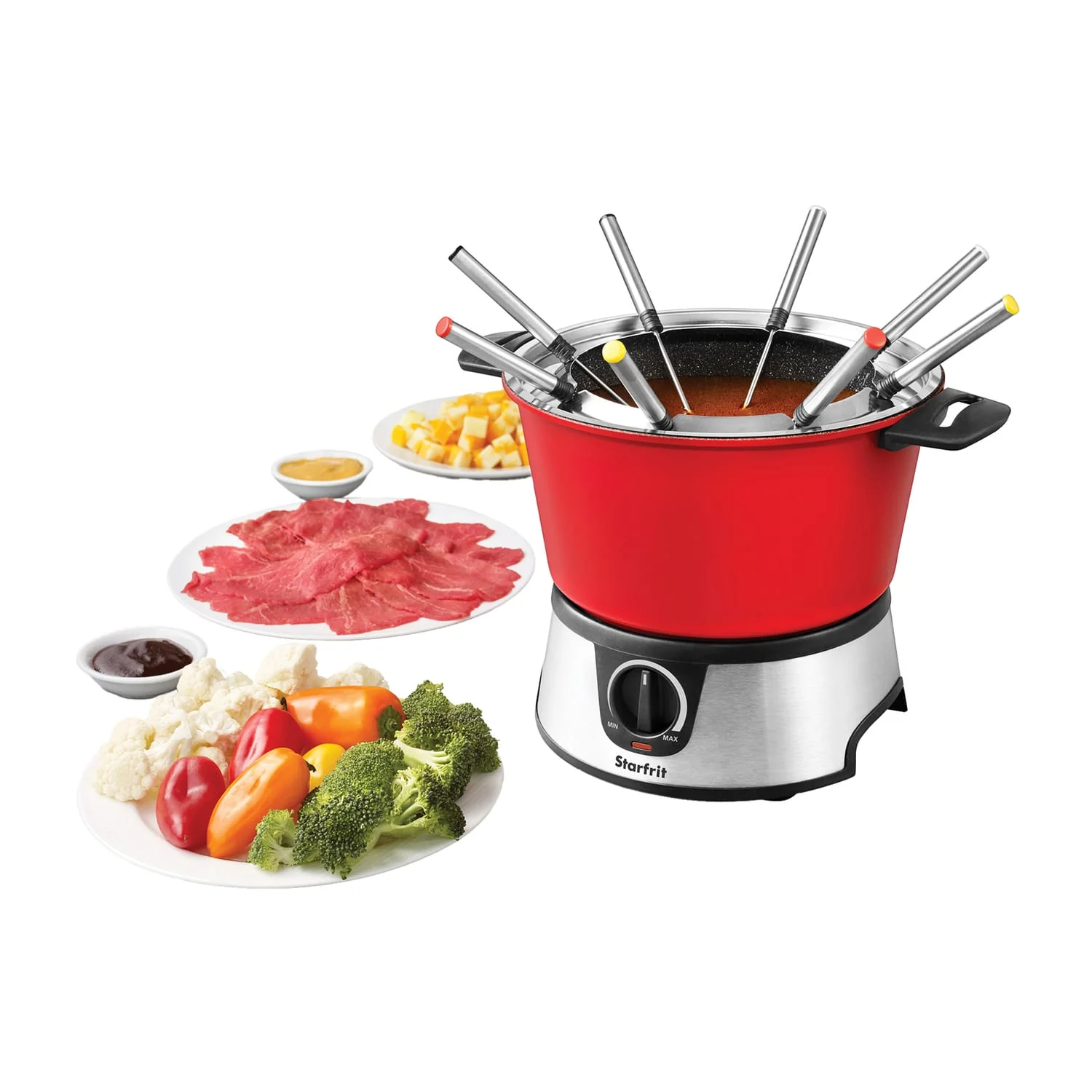 THE ROCK by Starfrit 3.2-Quart Electric Fondue Set - Image 3