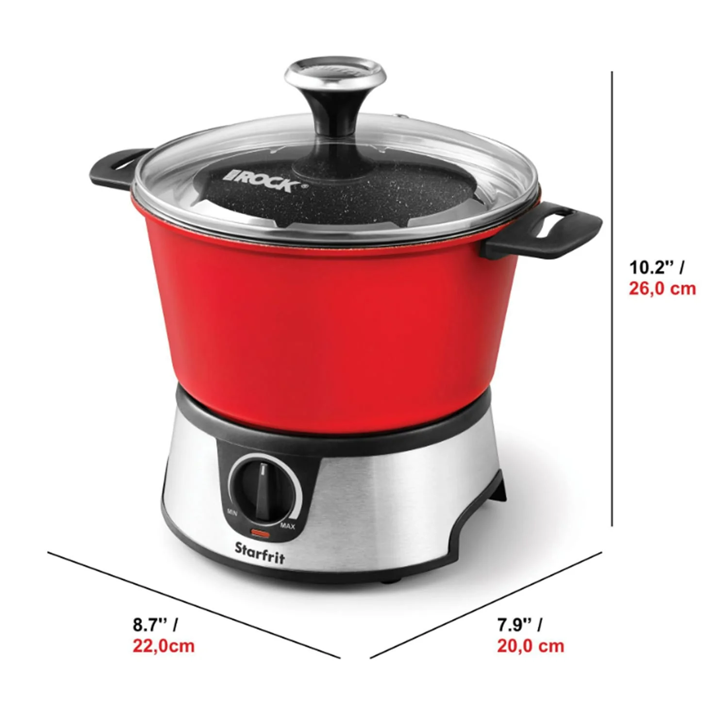 THE ROCK by Starfrit 3.2-Quart Electric Fondue Set - Image 5