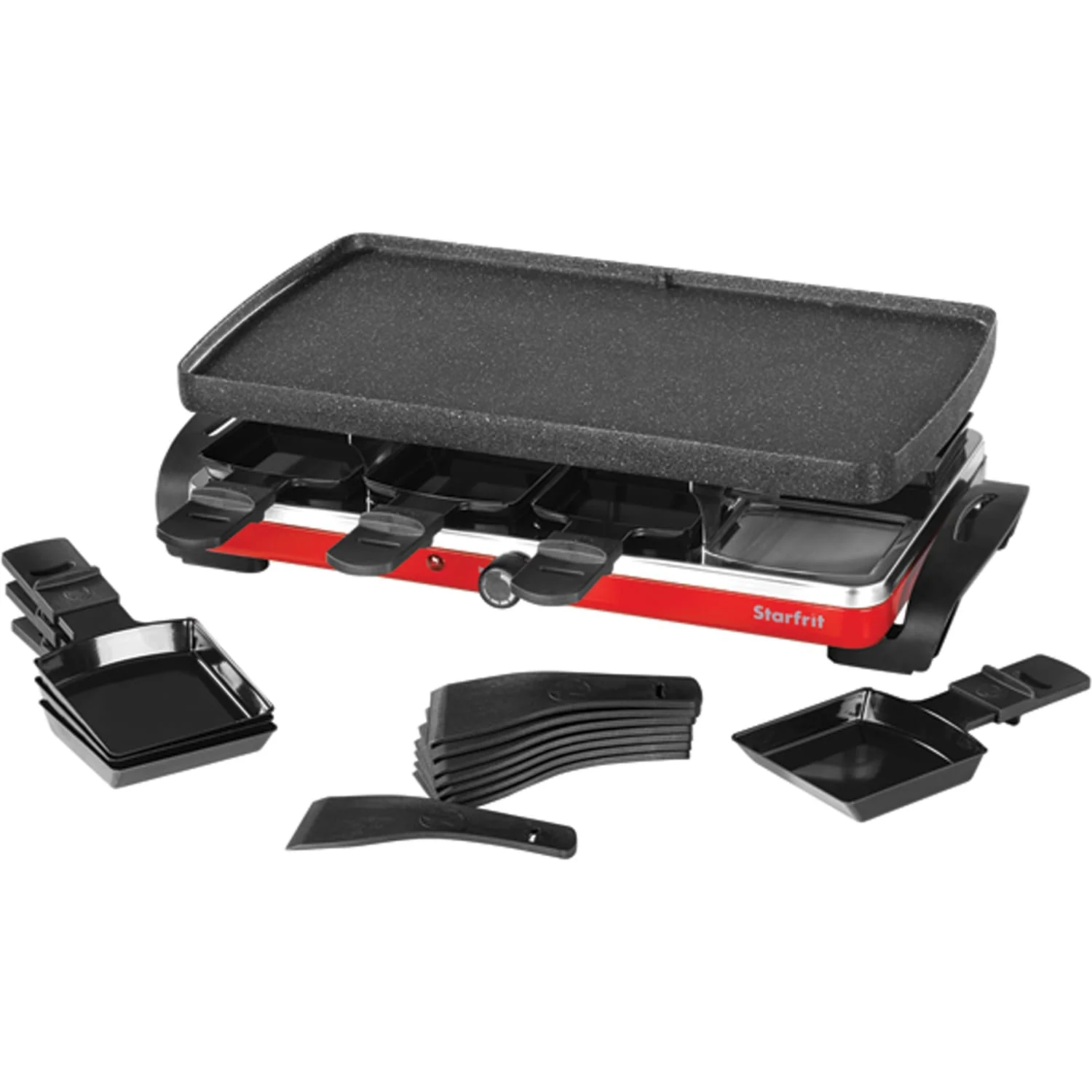 THE ROCK by Starfrit Raclette/Party Grill Set, Black - Image 2