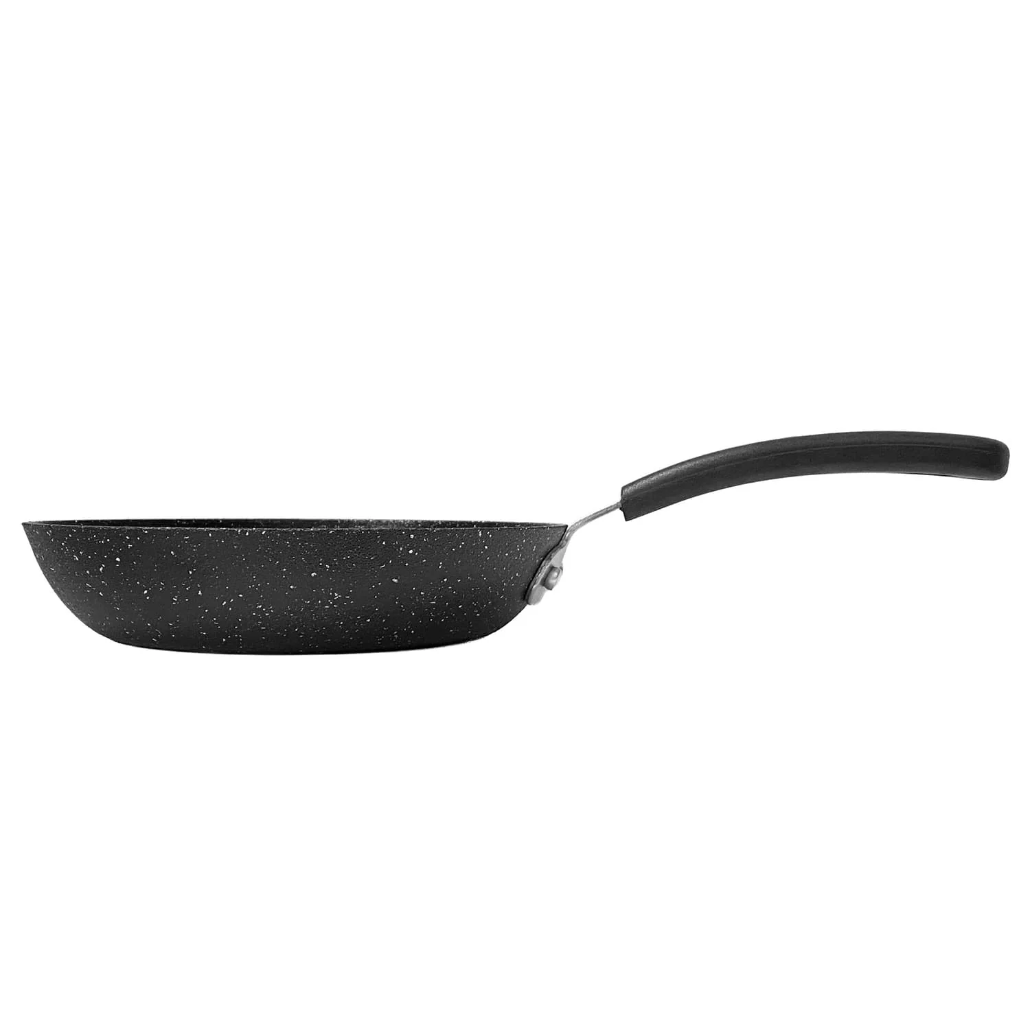 THE ROCK by Starfrit Terra Black Marble Non-Stick Fry Pan with Bakelite Handle, 12 In. - Image 4