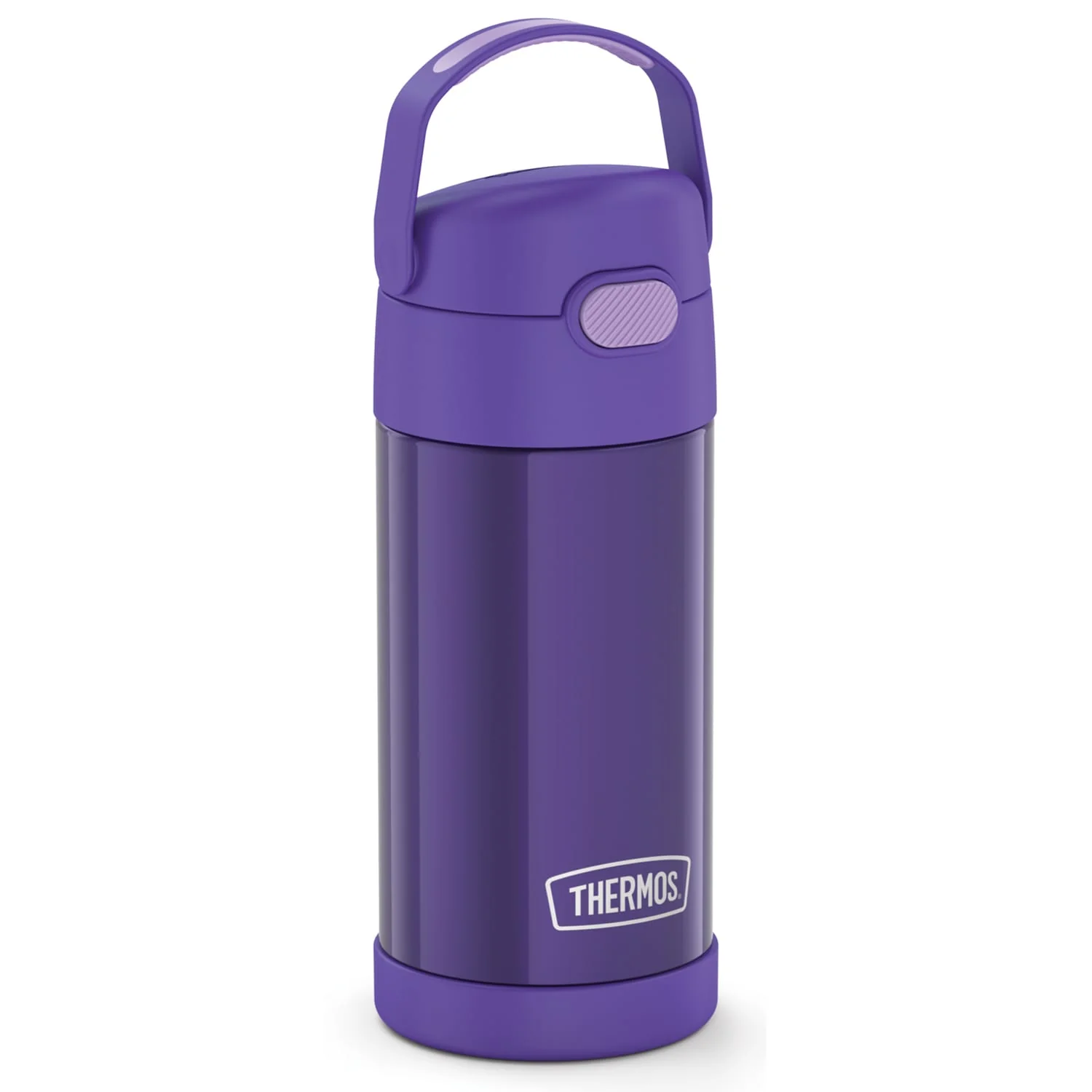 Thermos 12-Ounce FUNtainer Vacuum-Insulated Stainless Steel Bottle, Purple - Image 2