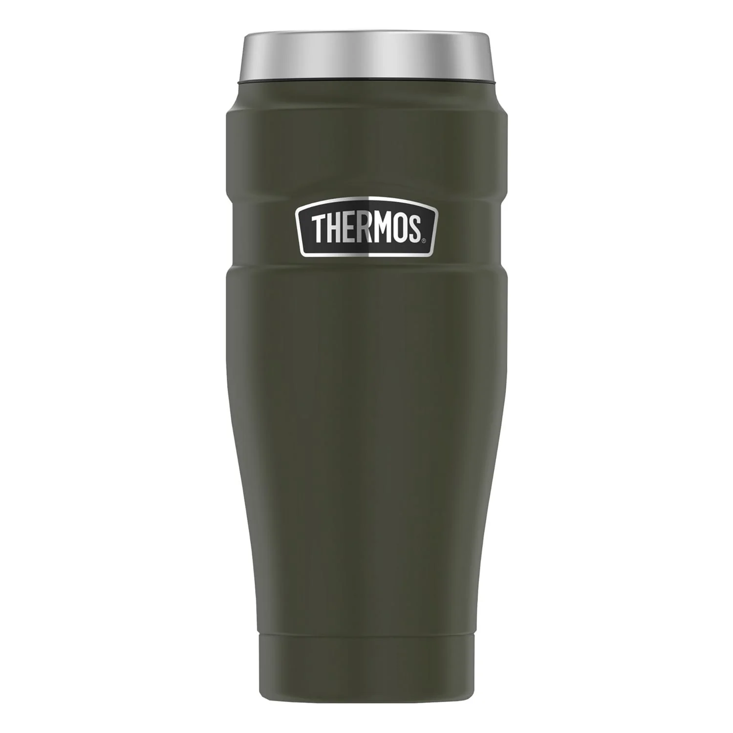 Thermos 16-Ounce Stainless King Vacuum-Insulated Stainless Steel Travel Tumbler, Pine Green